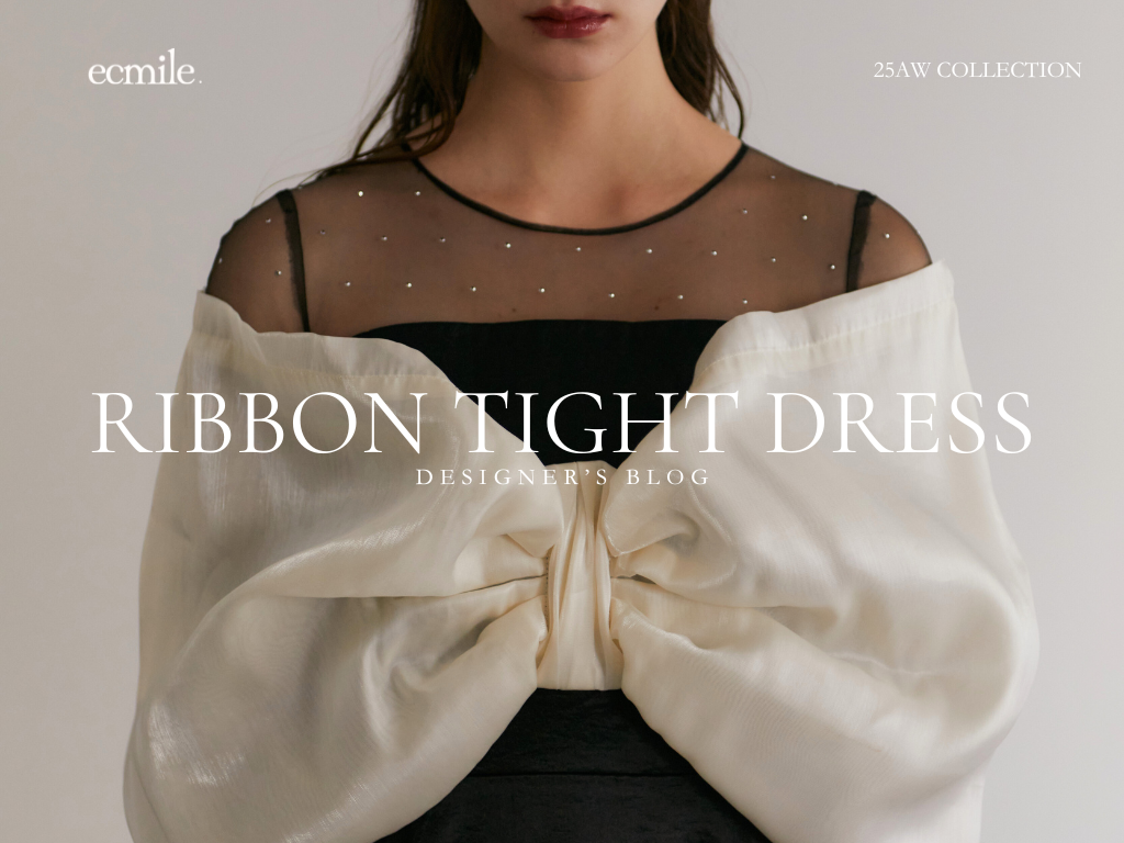 Guide Note - RIBBON TIGHT DRESS . ♡