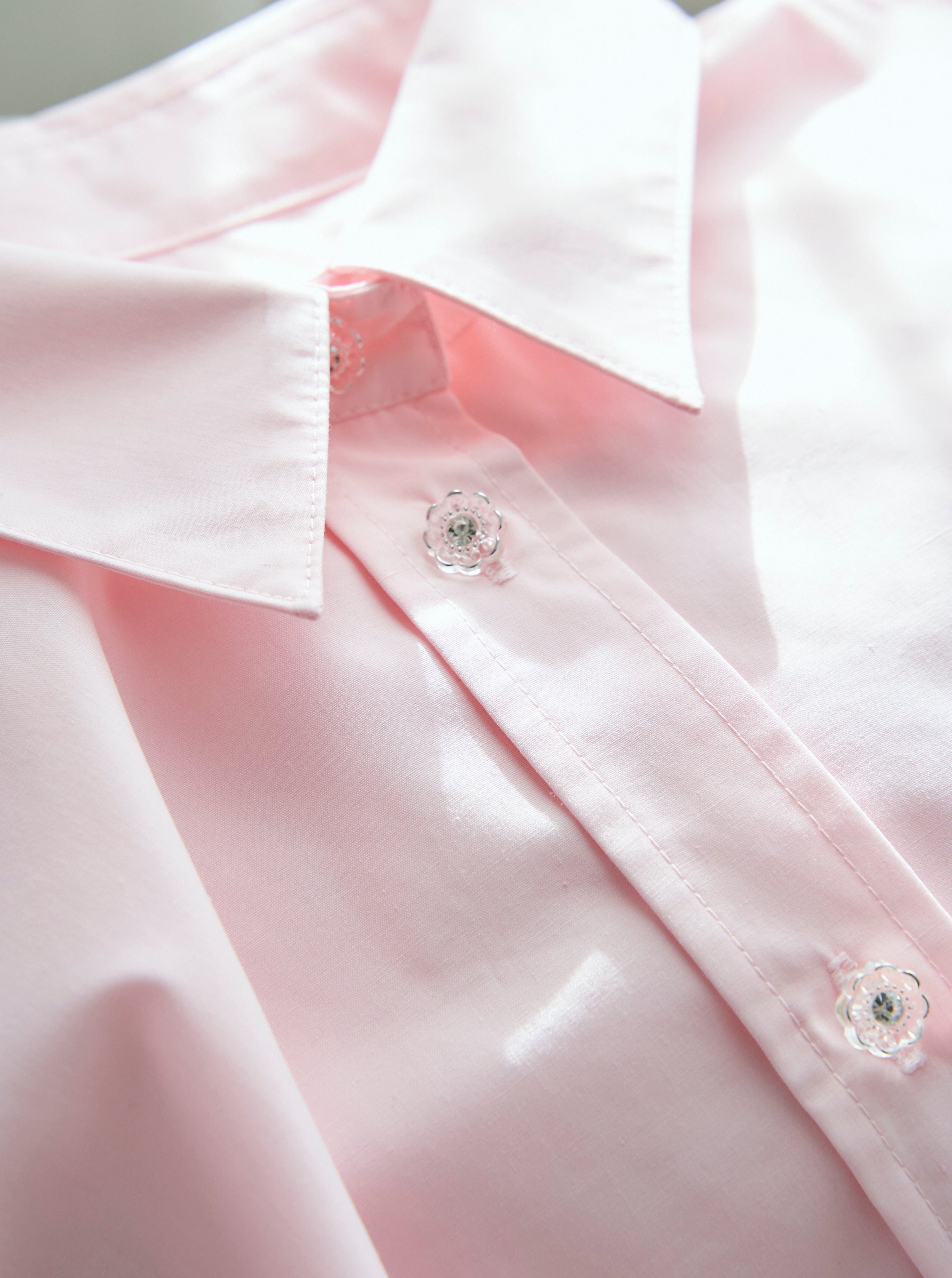 ecmile. clear button shirt