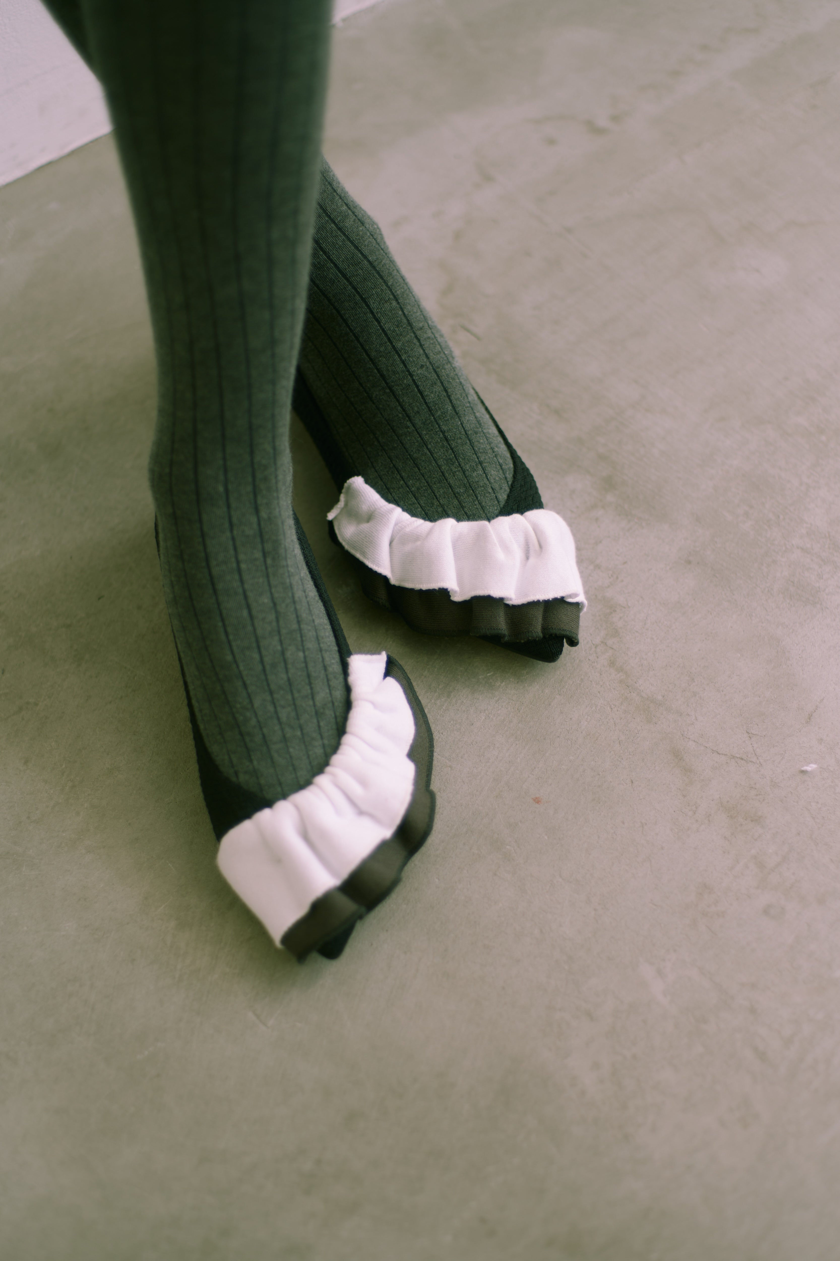 【ecmile. × Öffen】upcycle frill-pointed
