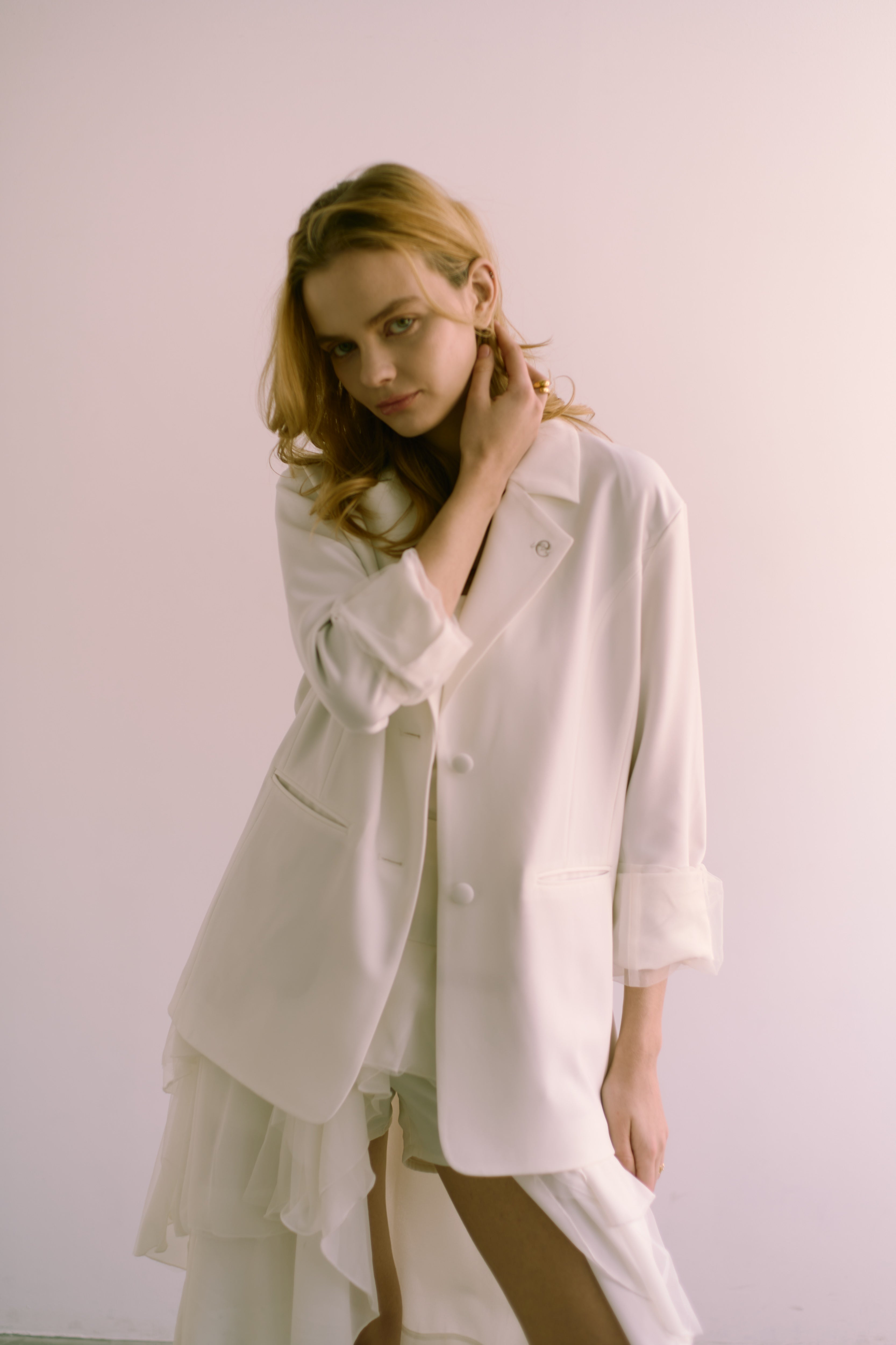 TULLE TAILORED JACKET