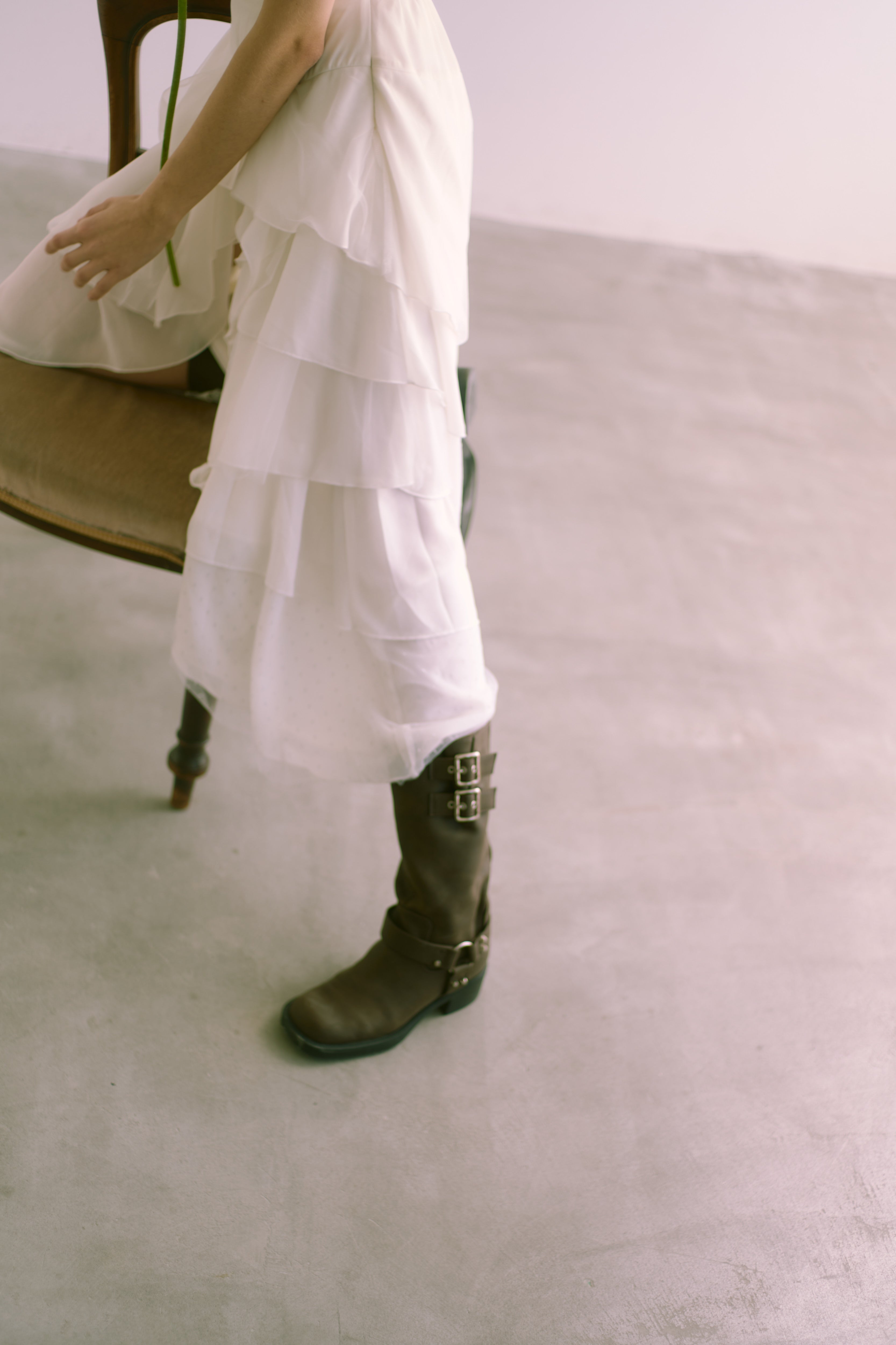 random layered tiered skirt
