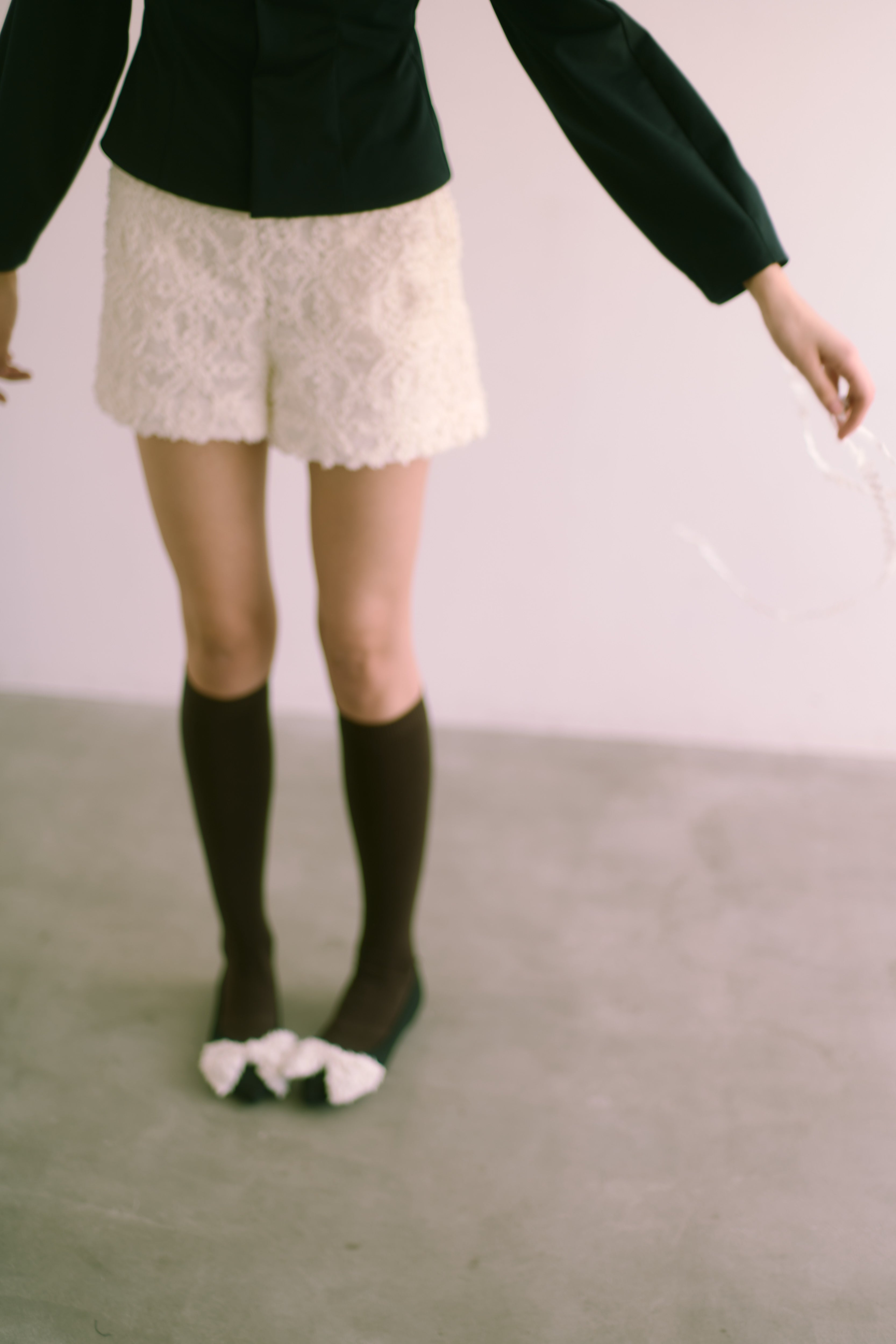 【ecmile. × Öffen】upcycle ribbon-pointed