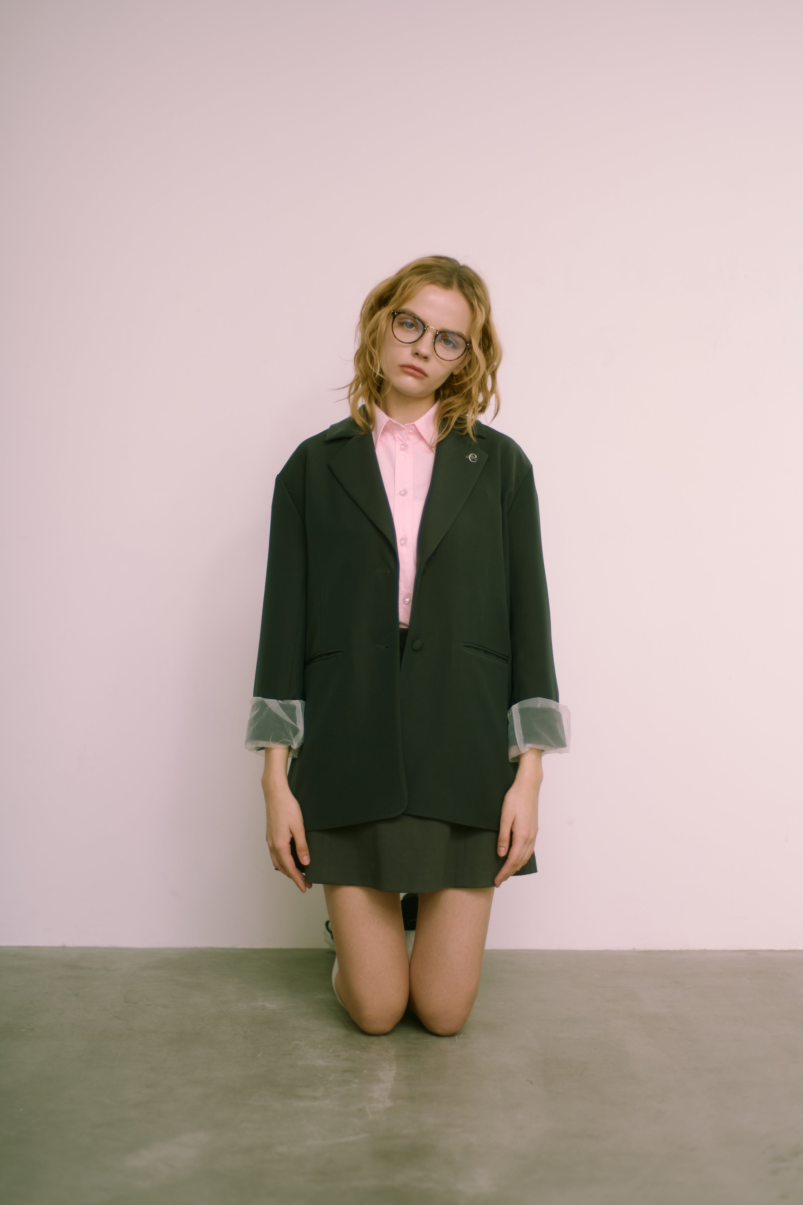 TULLE TAILORED JACKET