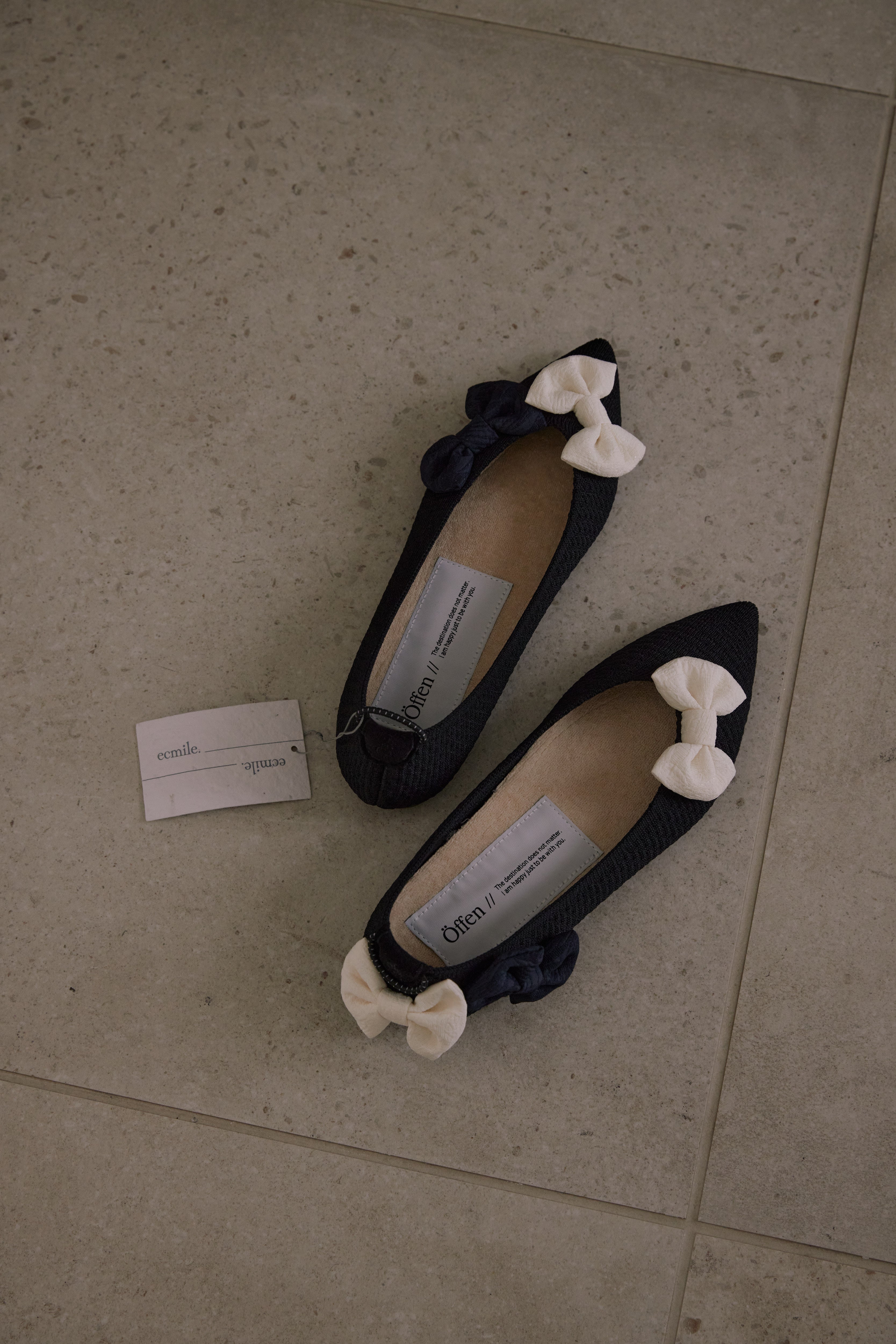 【ecmile. × Öffen】RE:BALLET RIBBON ( UPCYCLE POUCH SET )