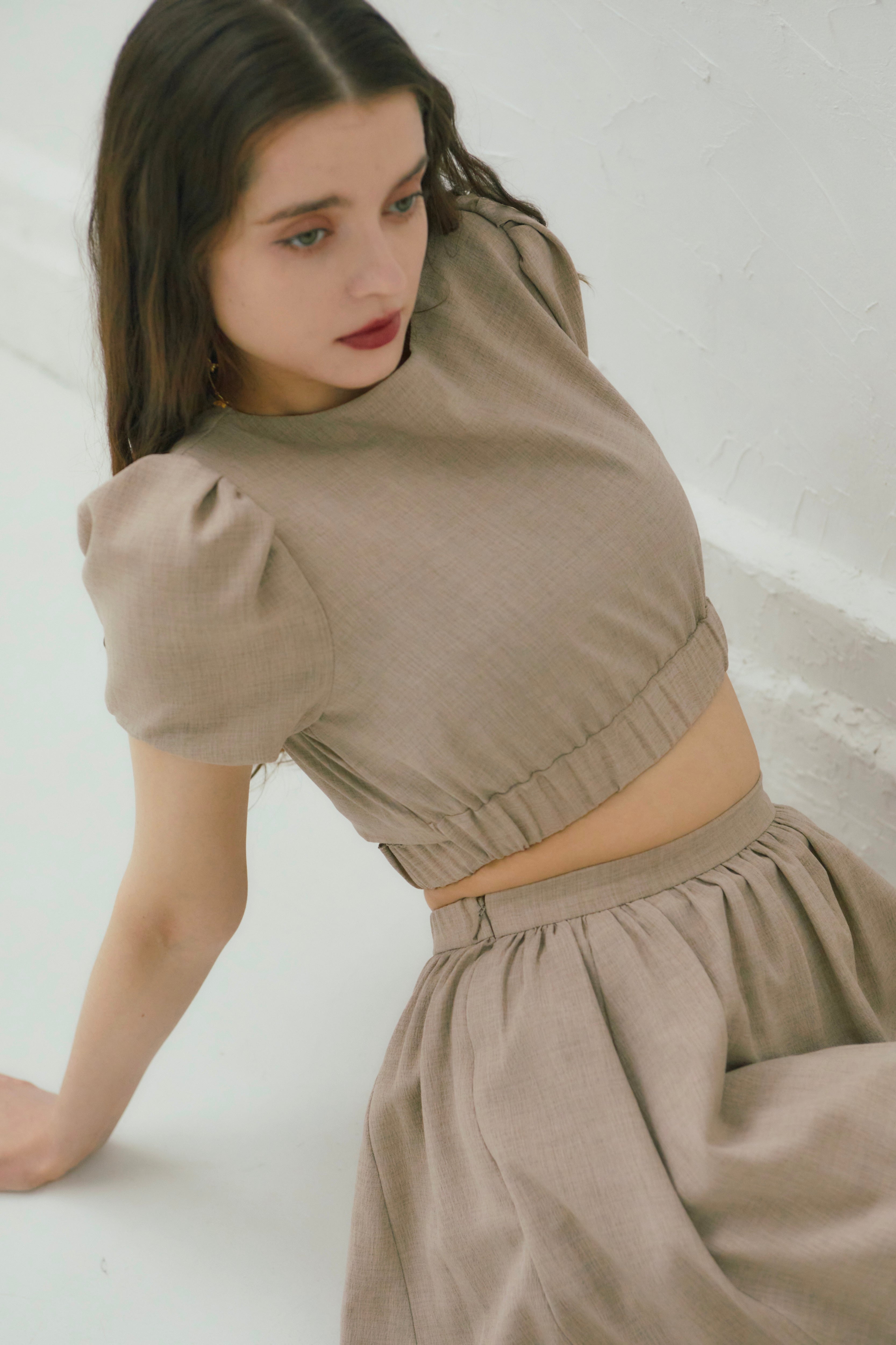 【Made in Japan】 Nuito puff top