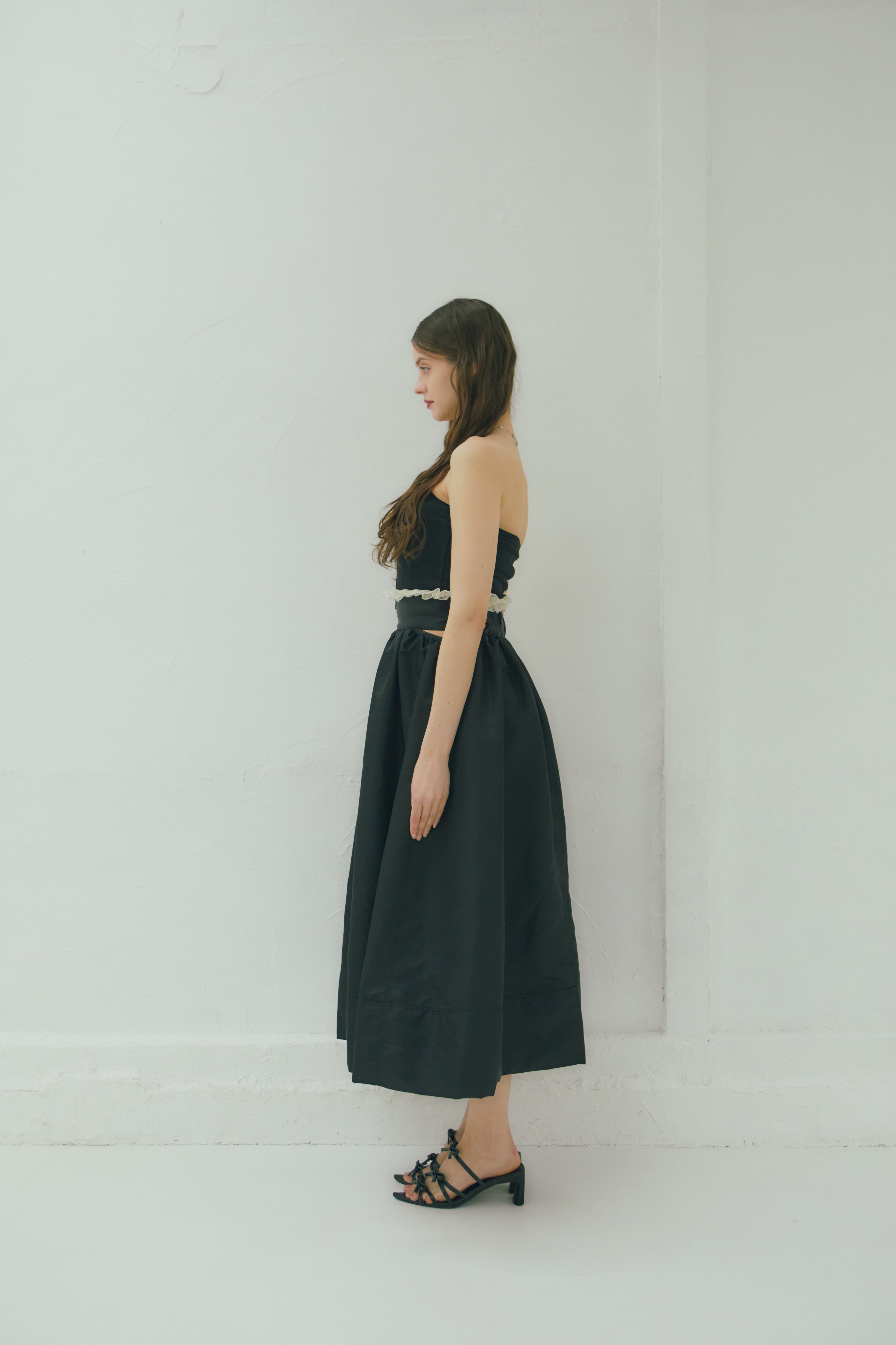 【Made in Japan】lace docking MA-1 skirt