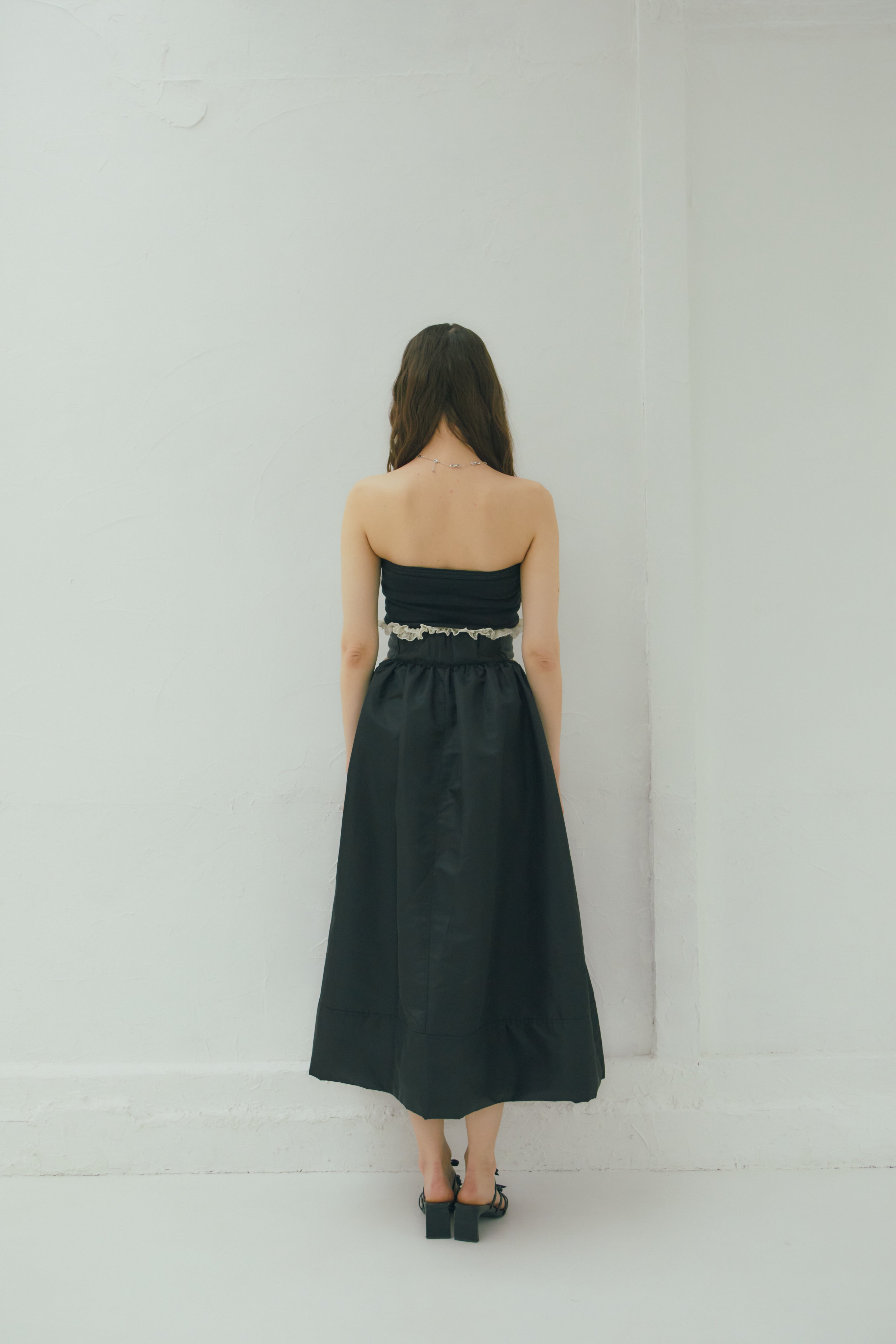 【Made in Japan】lace docking MA-1 skirt