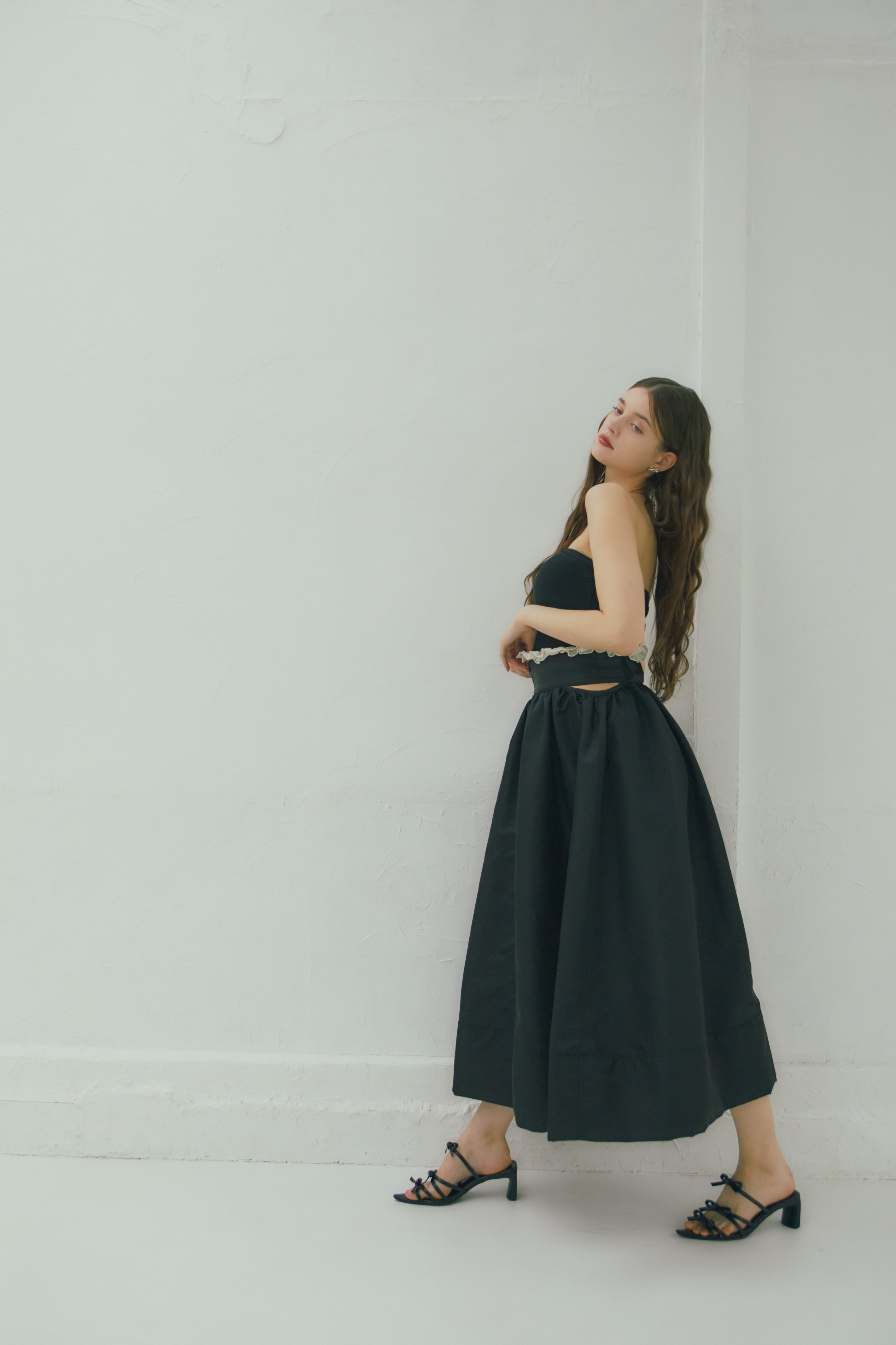 【Made in Japan】lace docking MA-1 skirt