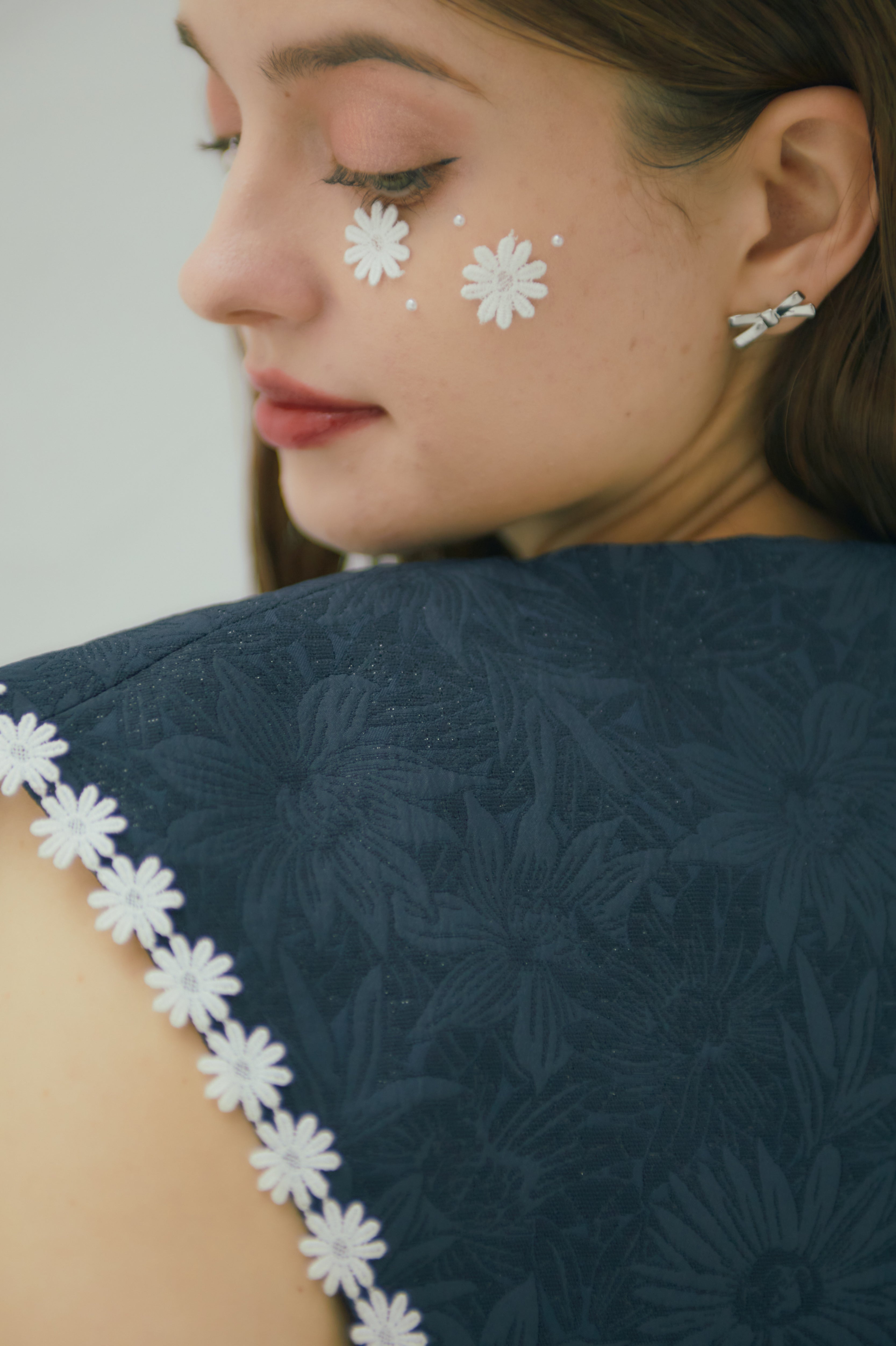 【Made in japan】 2WAY BIG COLLAR TOP