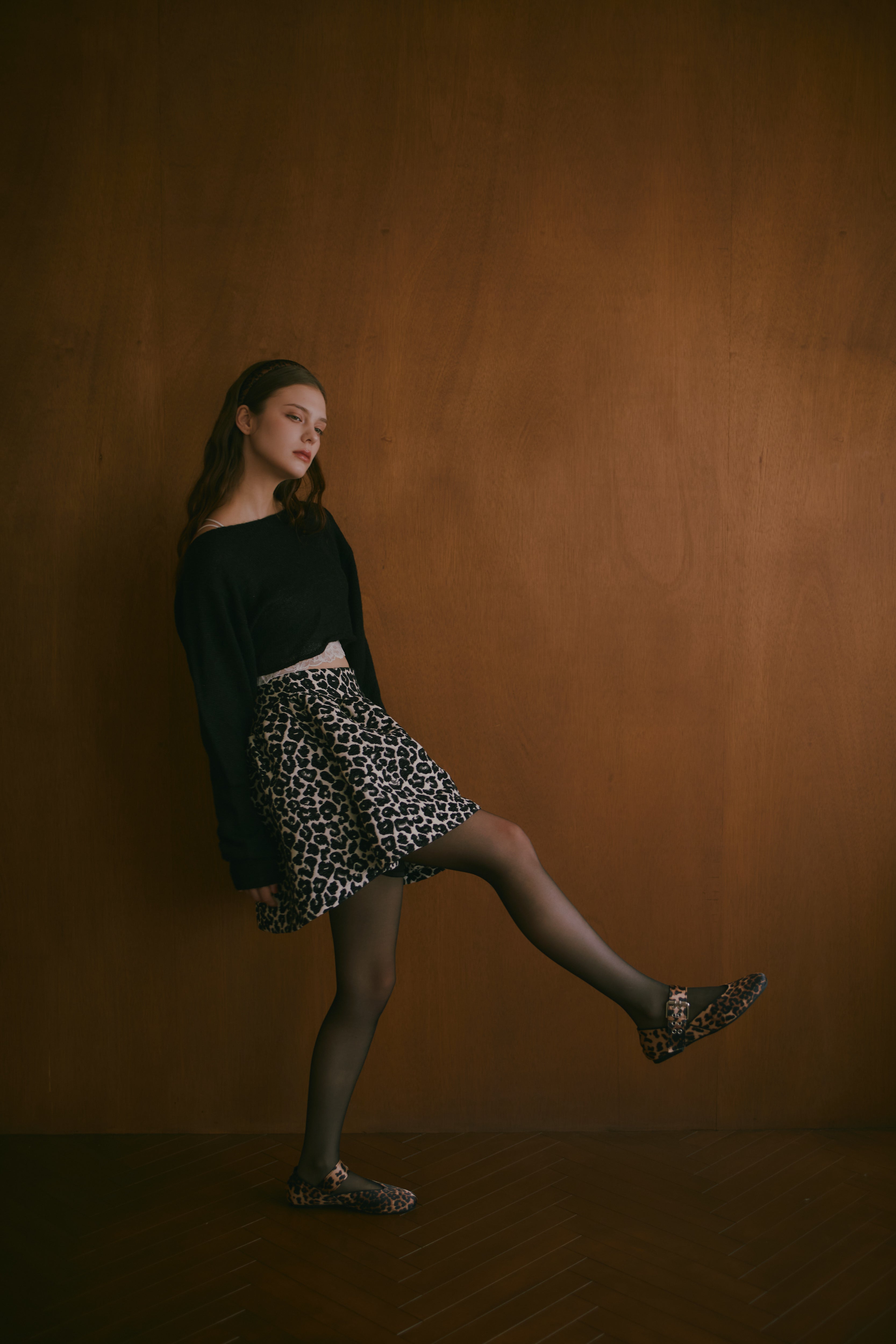 LEOPARD ALLURE SKIRT