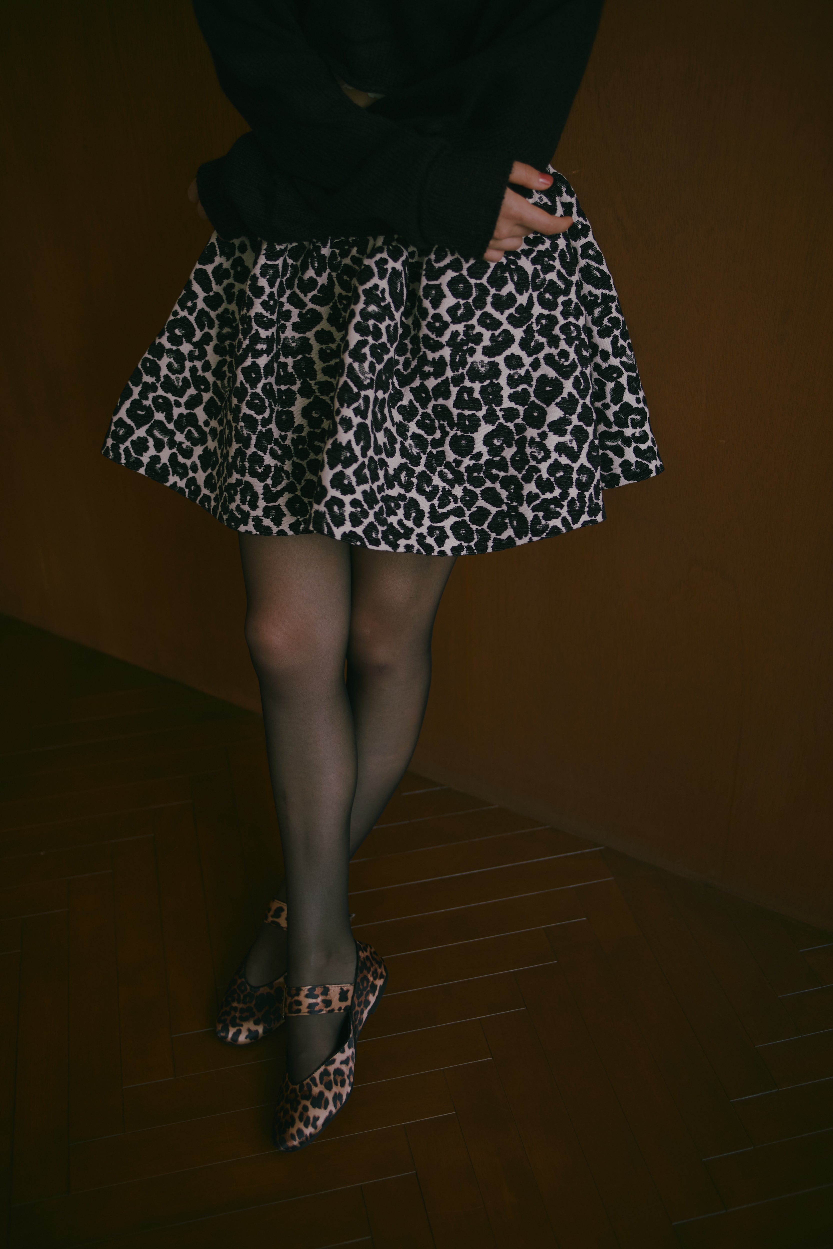 LEOPARD ALLURE SKIRT