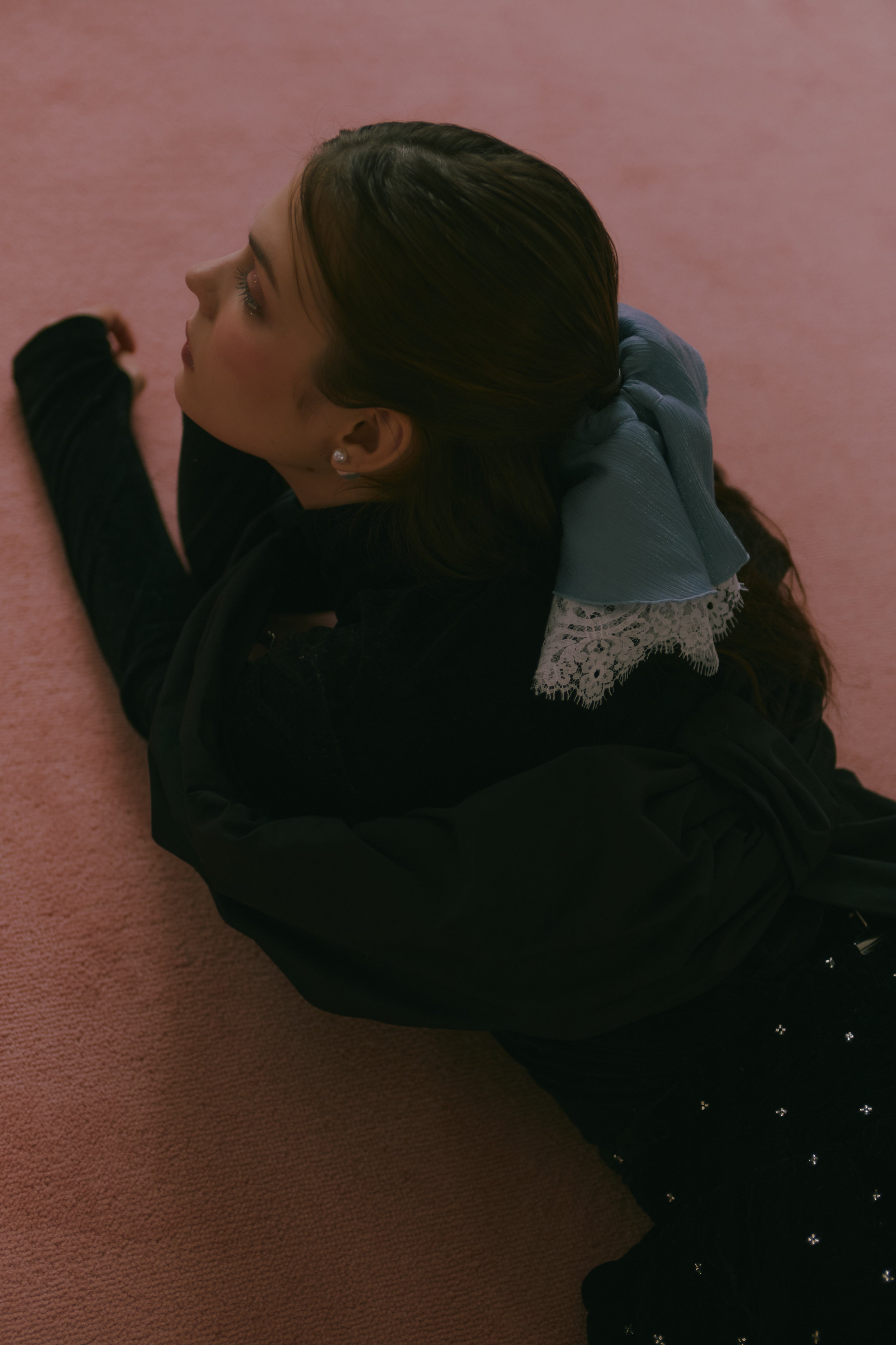 ecmile. × ALPHA BLANCA UPCYCLE CHOUCHOU