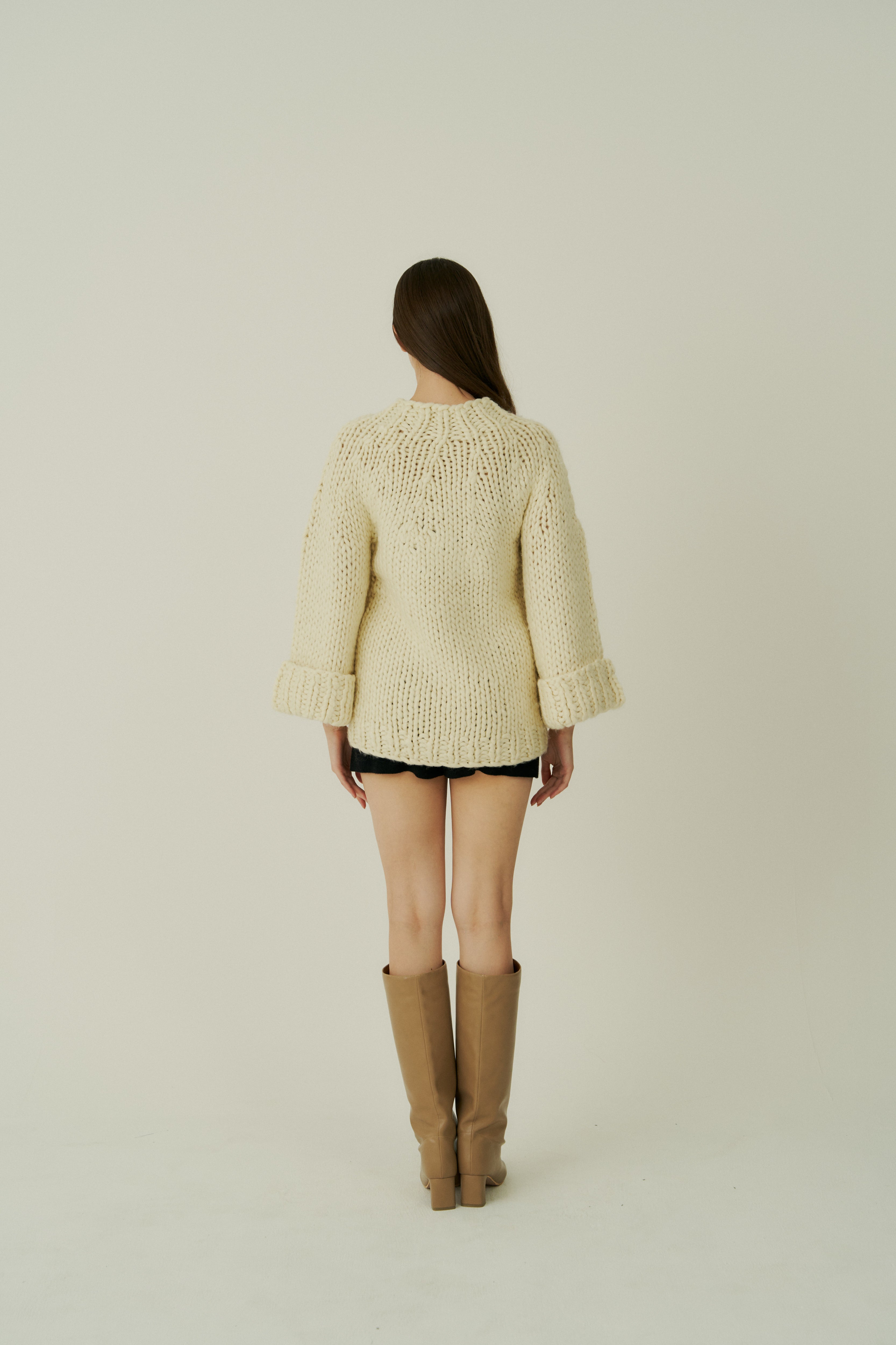 handmade knit one-piece