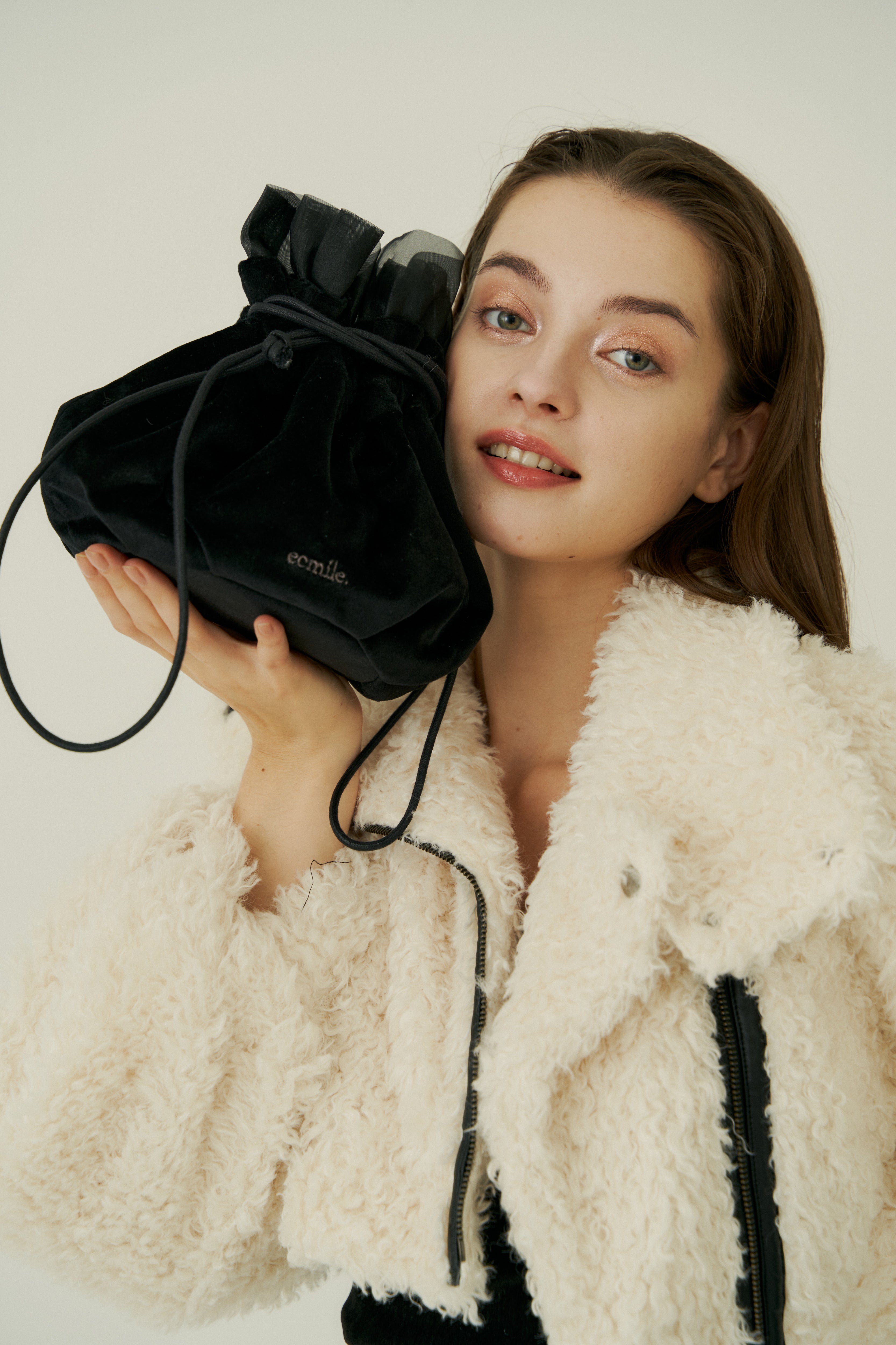 【Made in Japan】Organdy drawstring bag