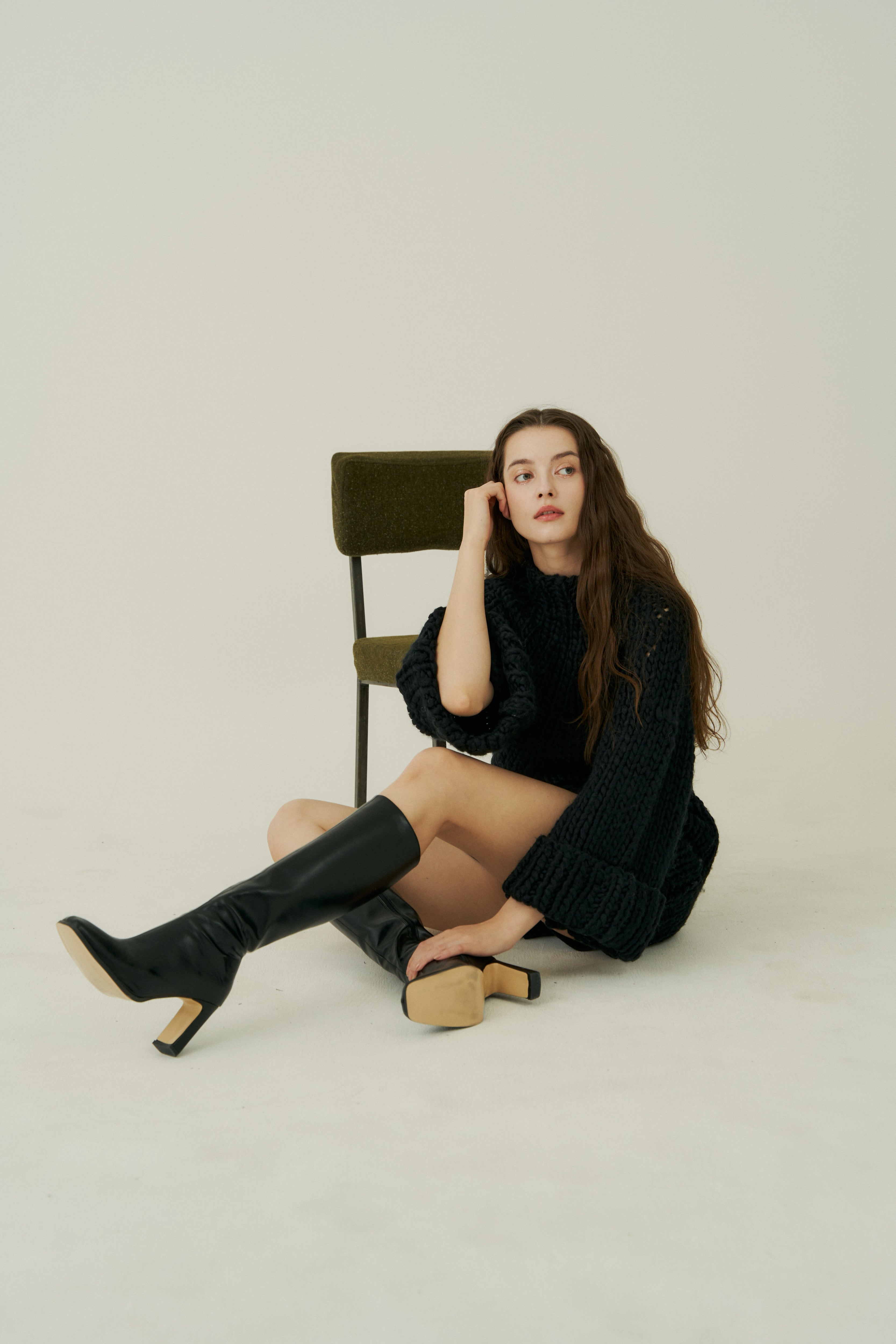 handmade knit one-piece
