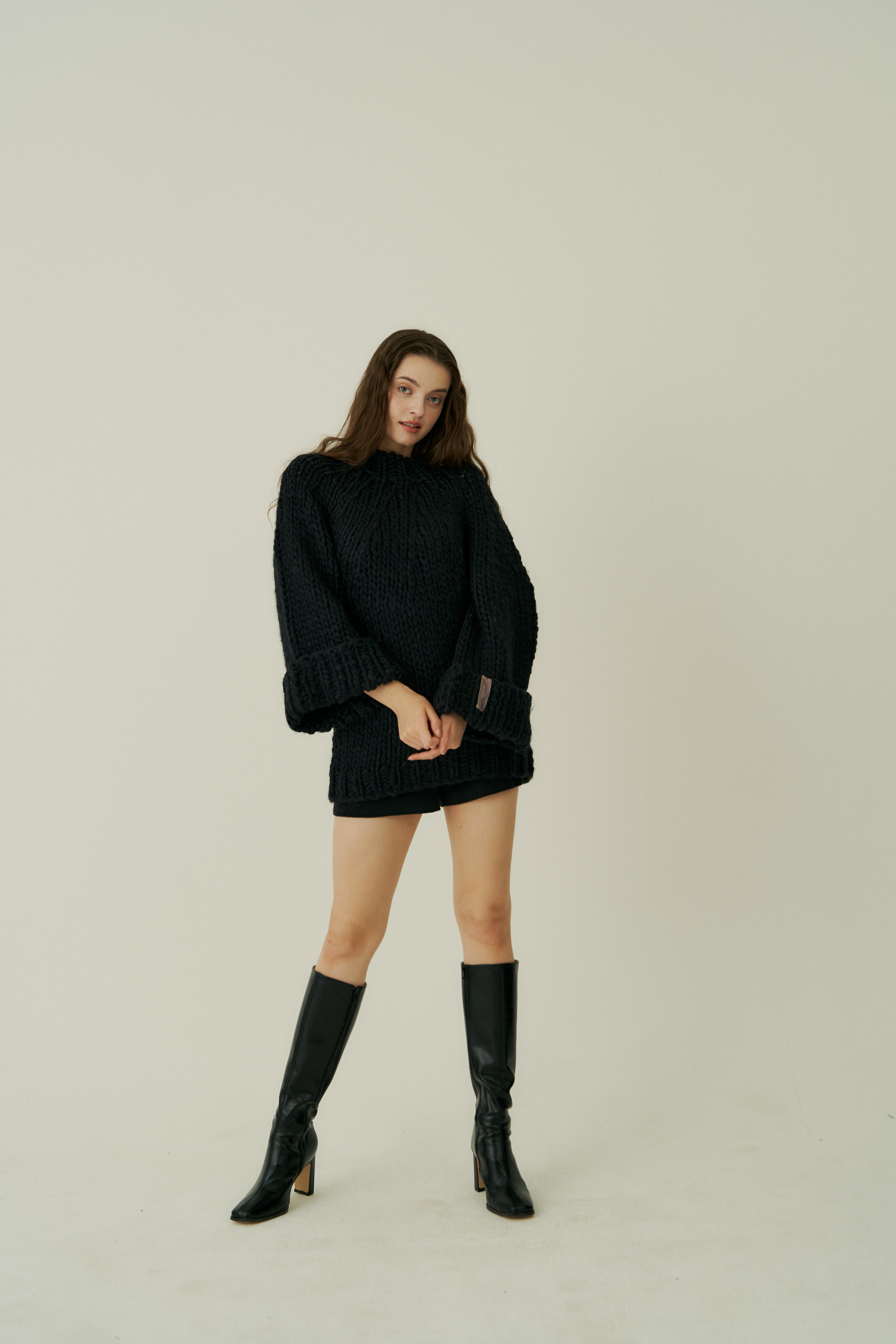 handmade knit one-piece