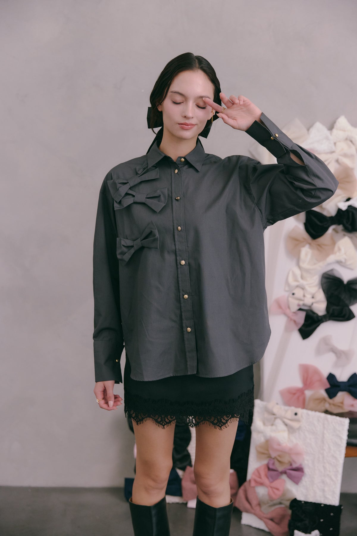 MADE IN JAPAN | ELLE RIBBON SHIRT