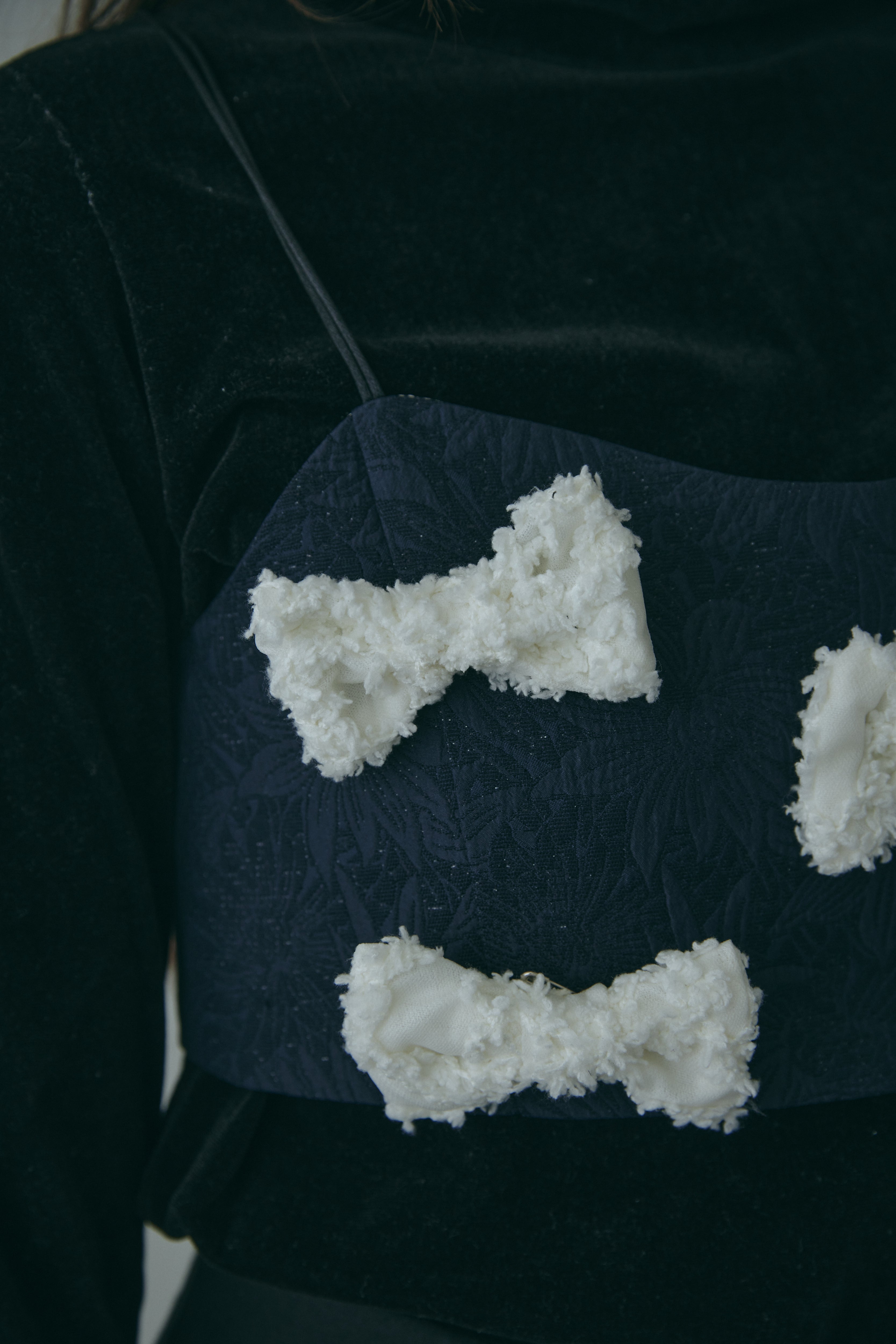 【Upcycle】RECHERCHÉ RIBBON BUSTIER