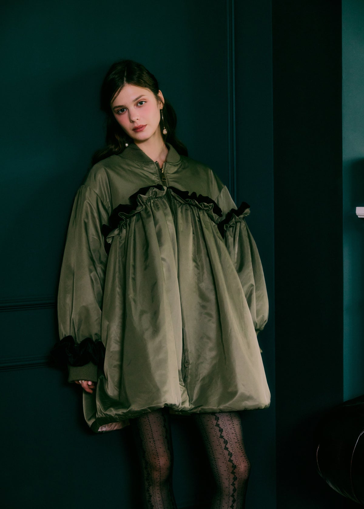 A LINE MIDDLE COAT