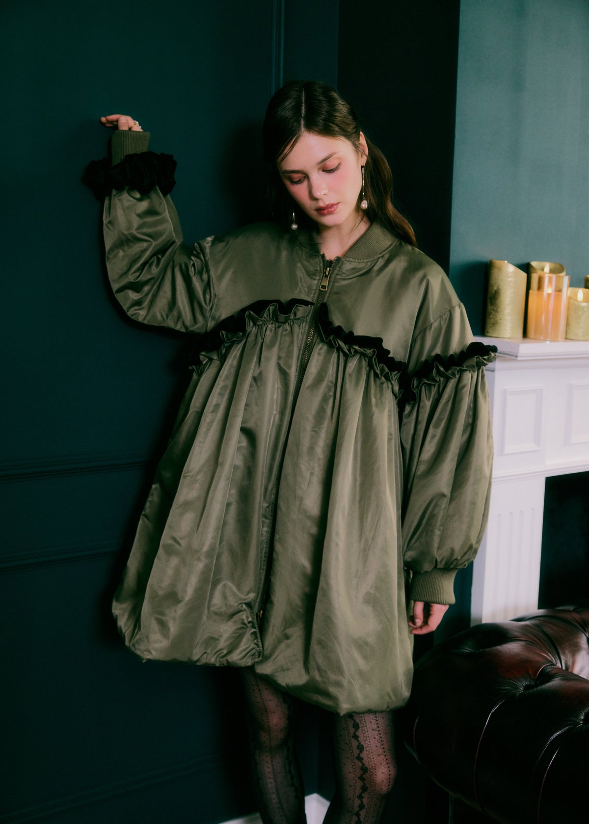 A LINE MIDDLE COAT