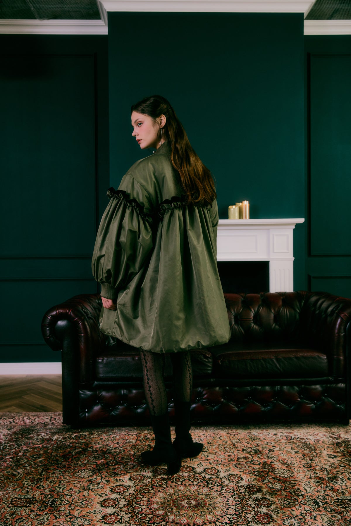 A LINE MIDDLE COAT