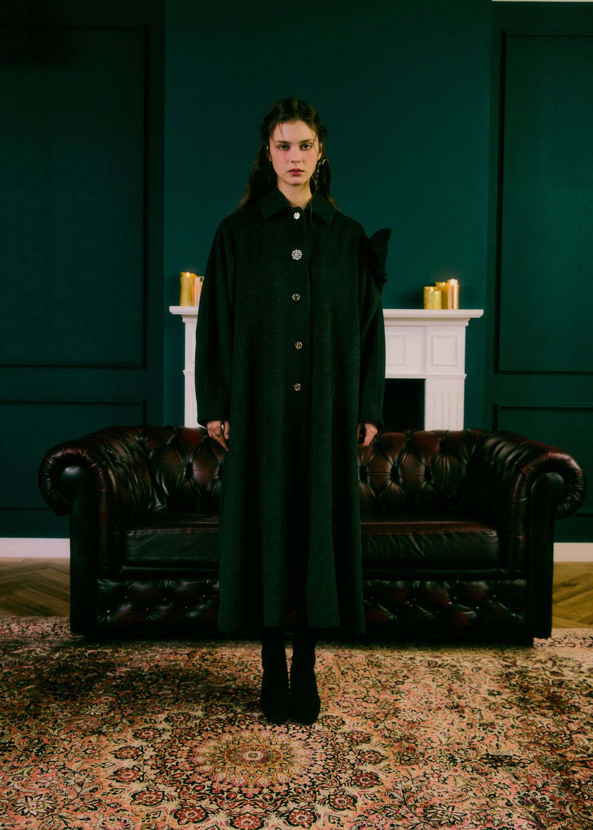 e. BIJOU RIBBON COAT
