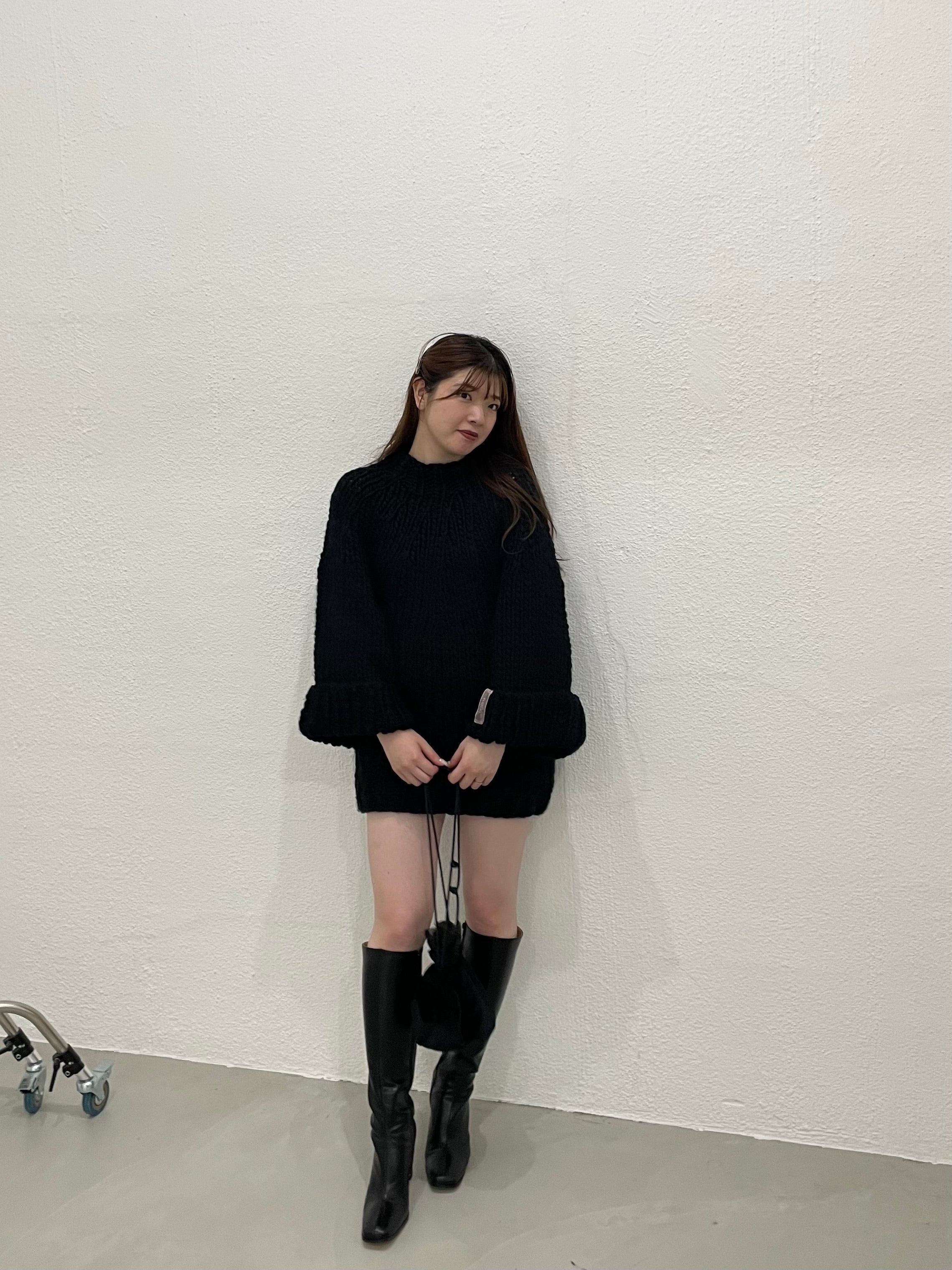 handmade knit one-piece