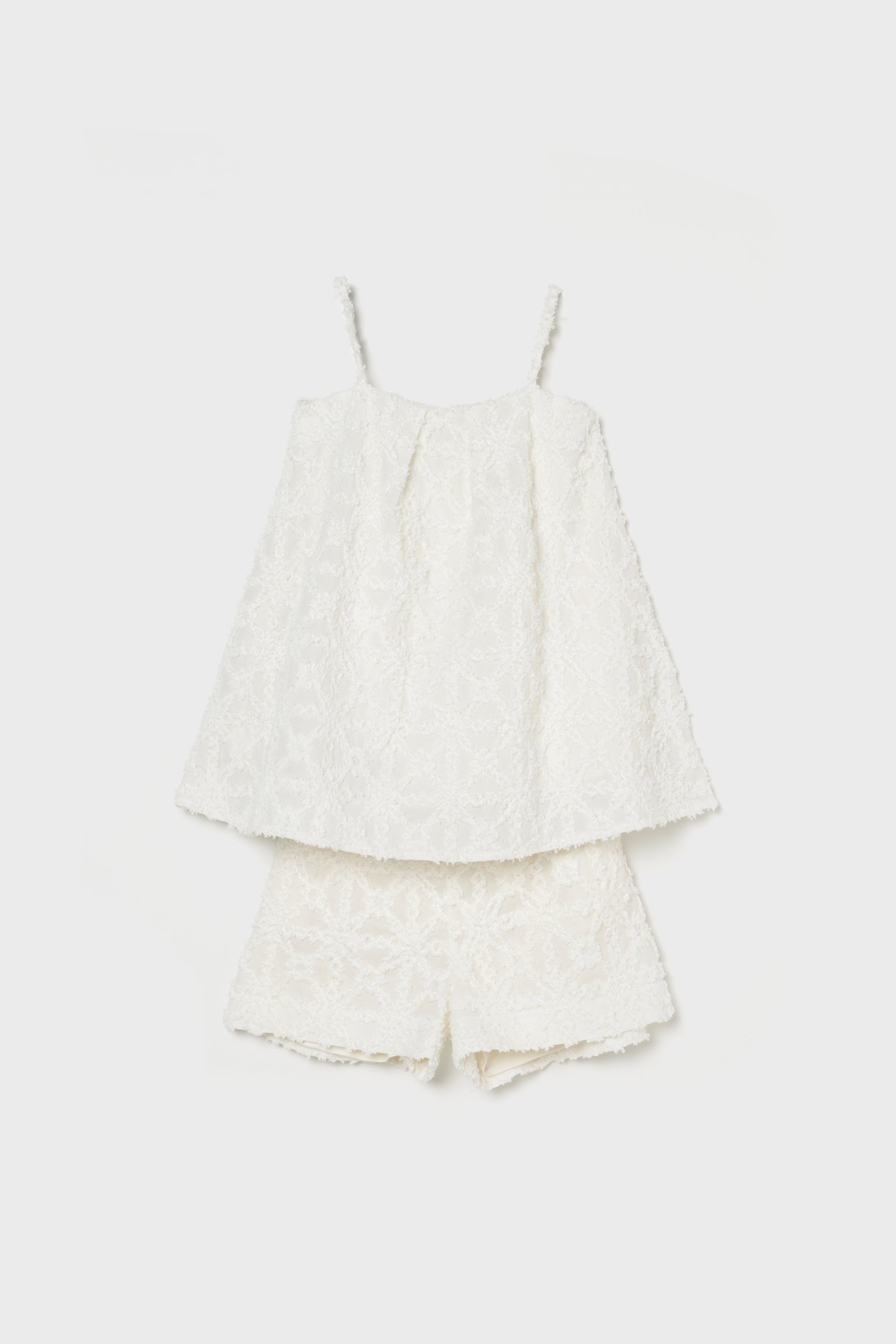 【BOTTOMSのみ】jacquard short pants