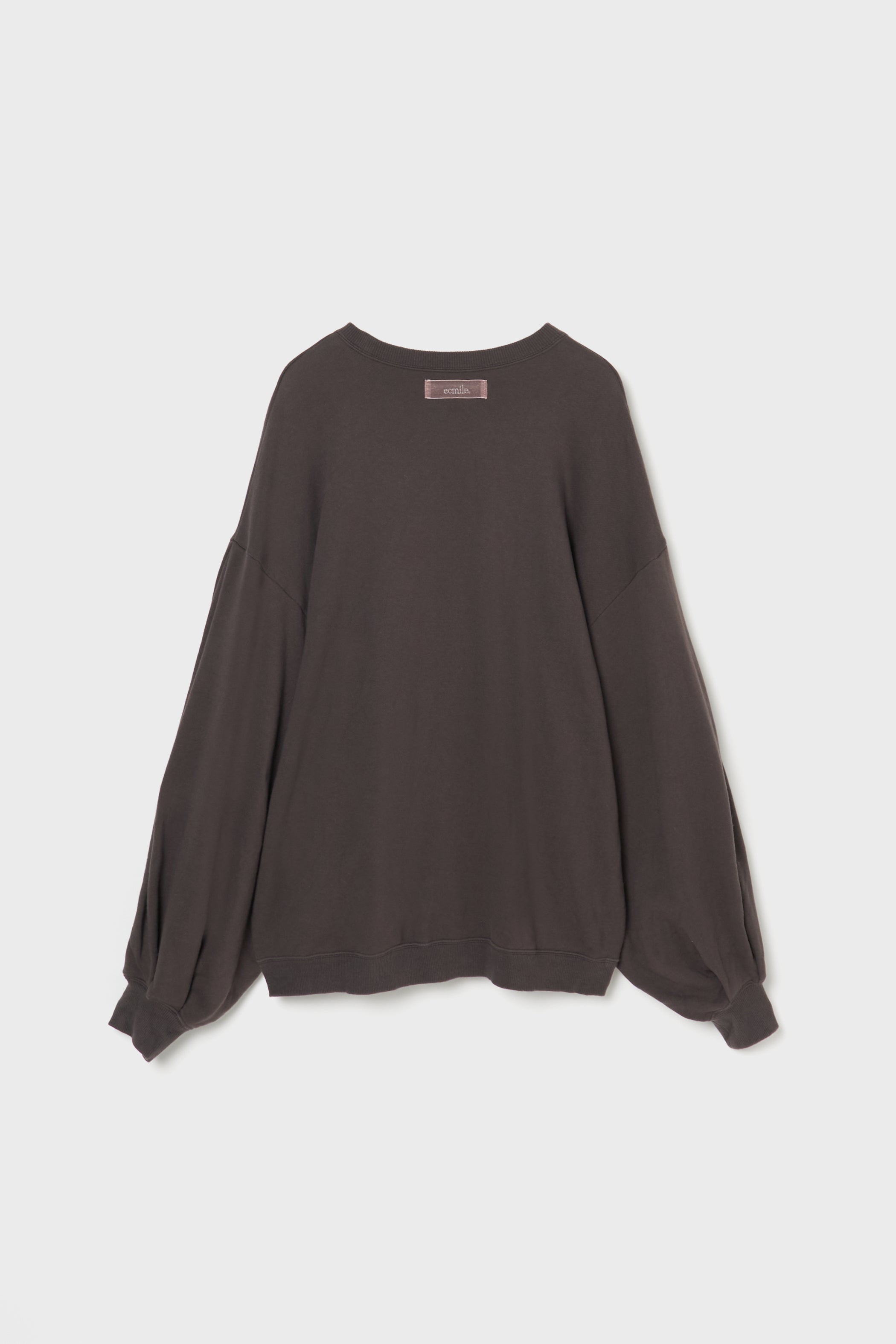 【Made in Japan】Organdy tag ballon sweat
