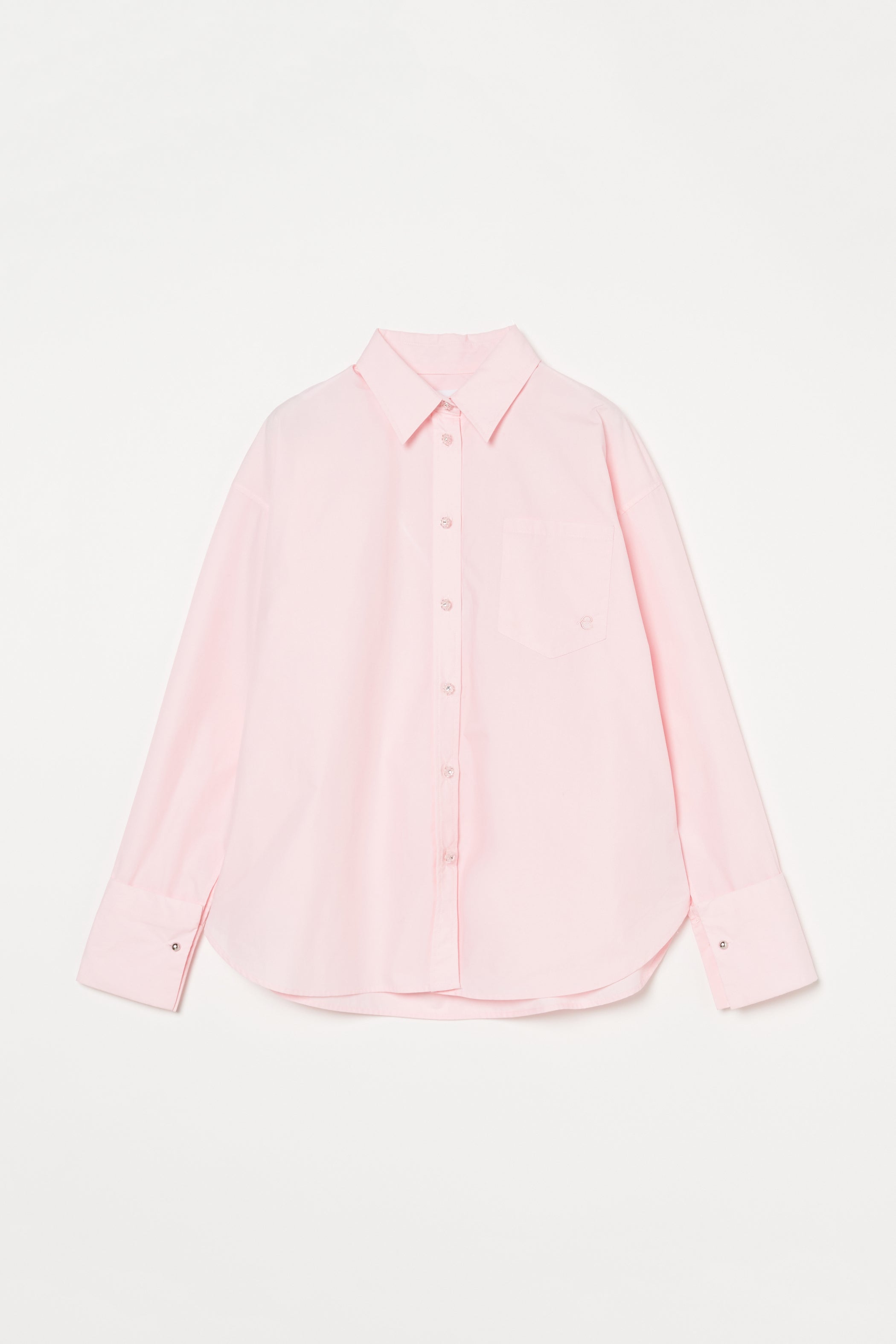 ecmile. clear button shirt