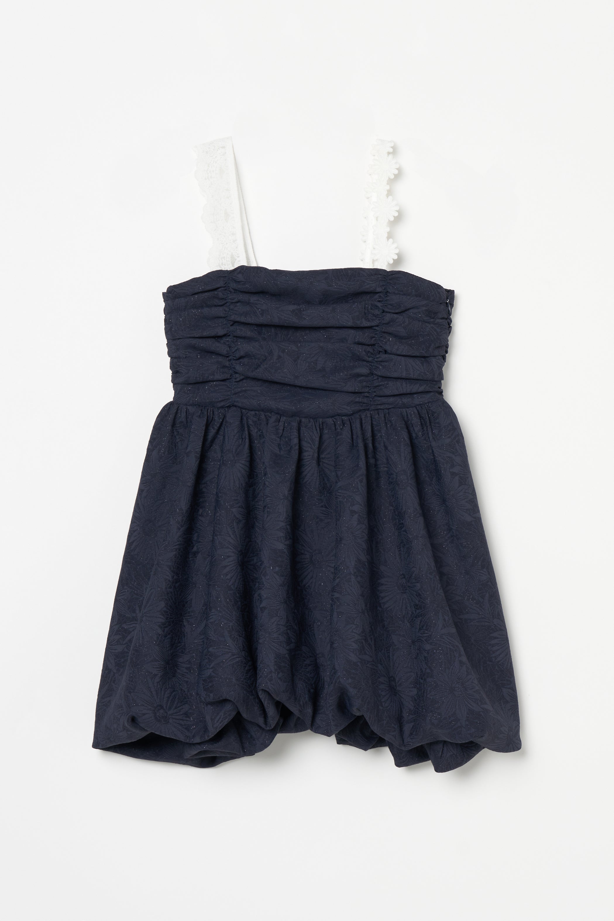 Asymmetry lace cami top