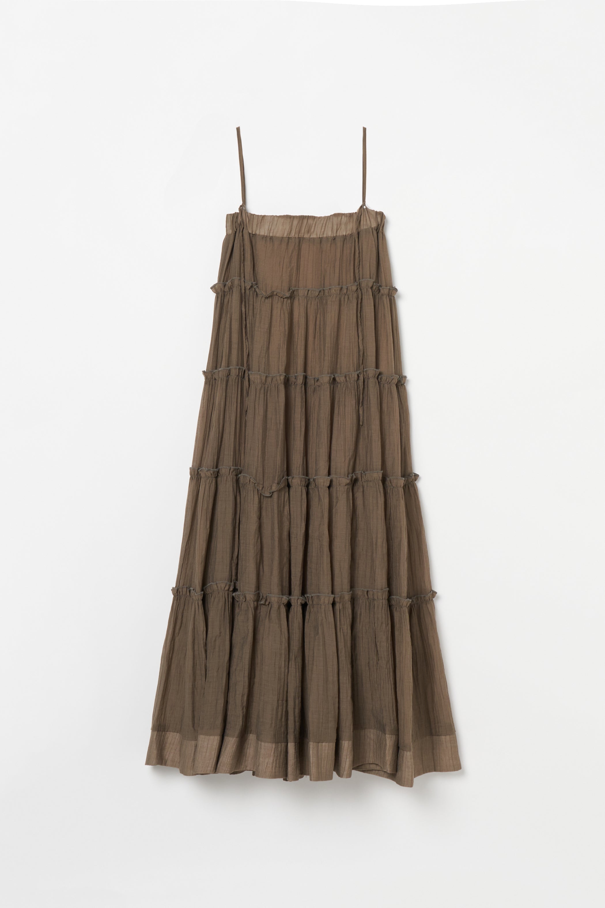 volume tiered cami one-piece