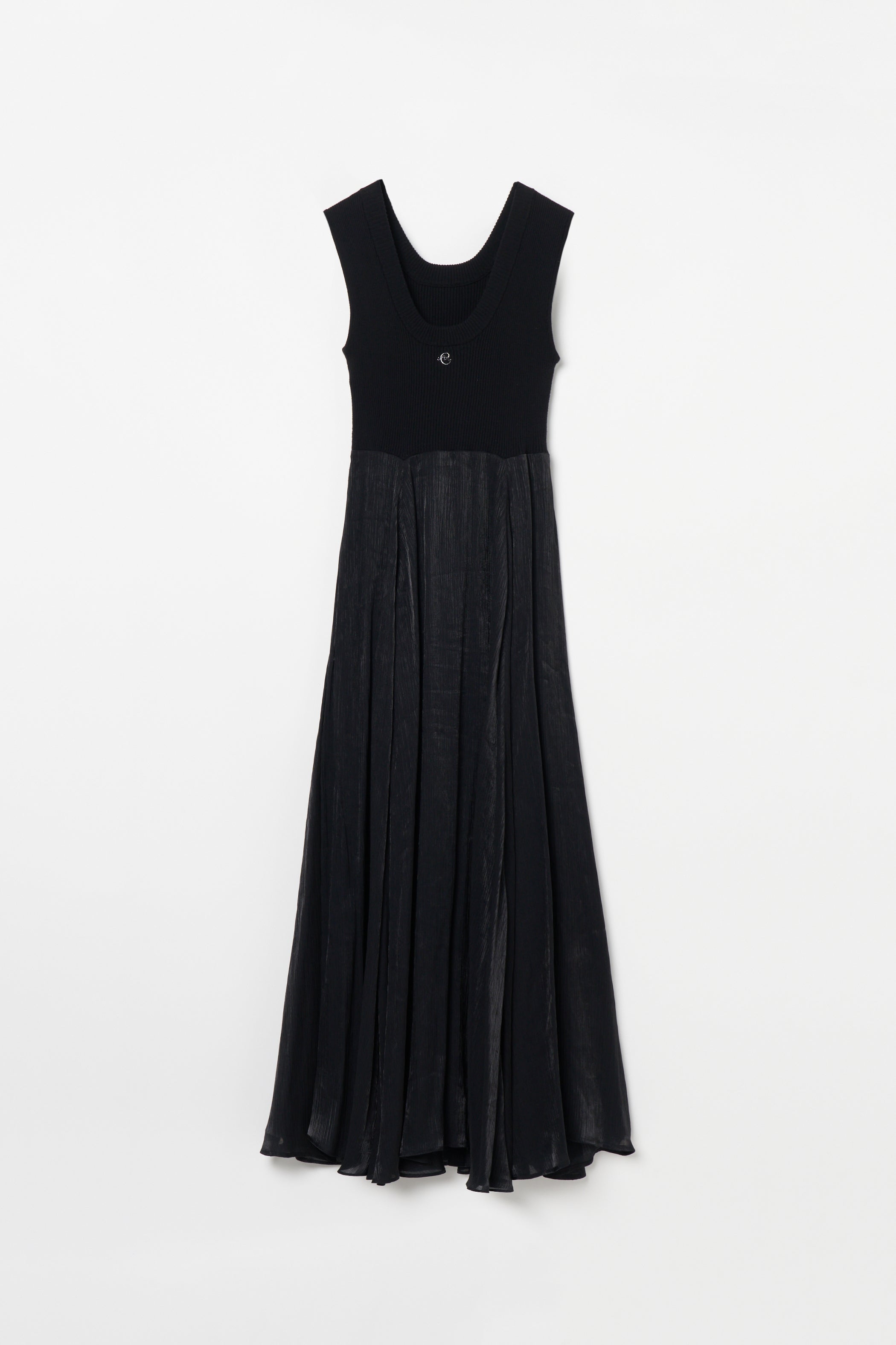 Knit docking lame one-piece