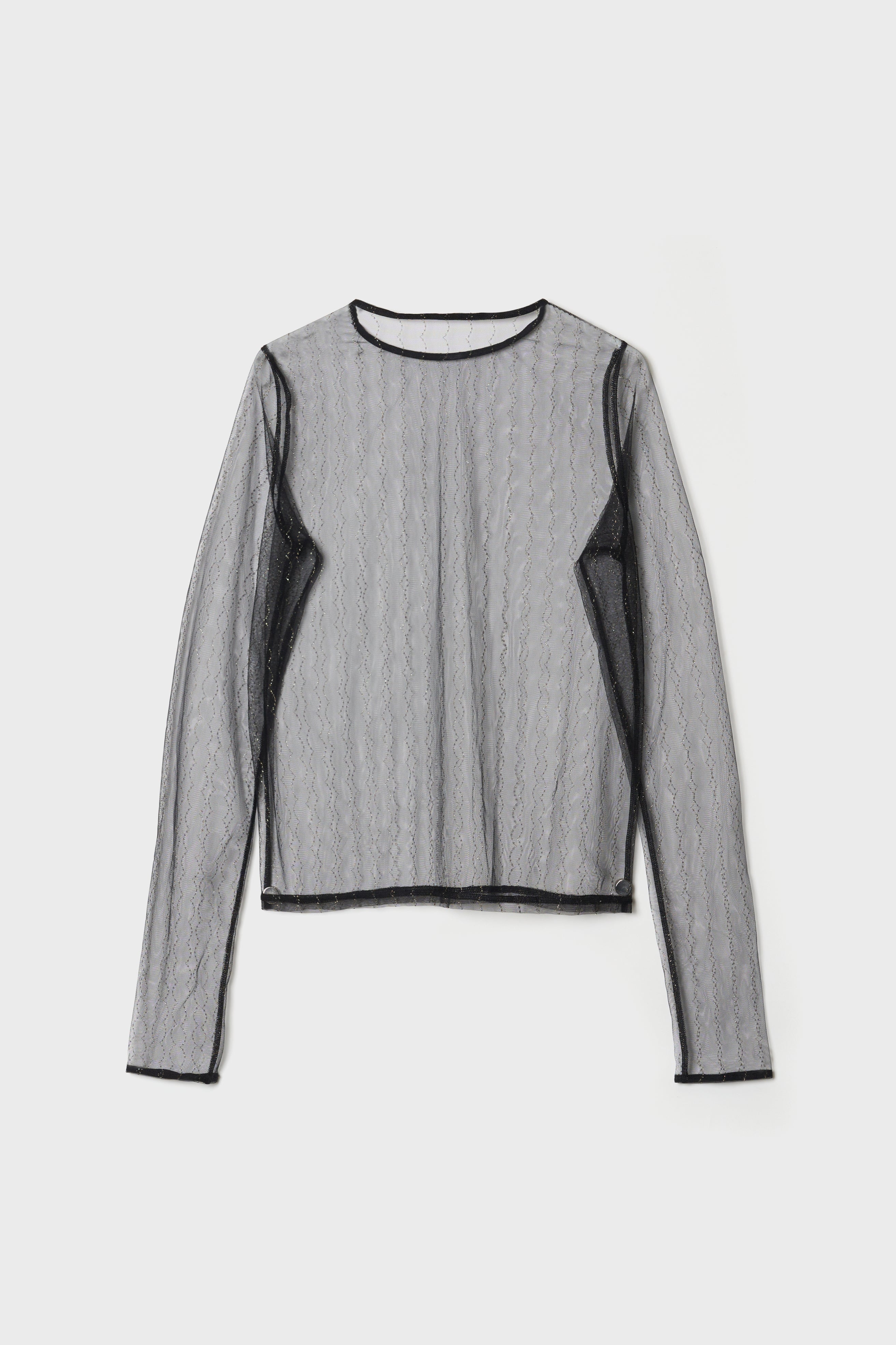 【Made in japan 】 Lame tulle sheer tops