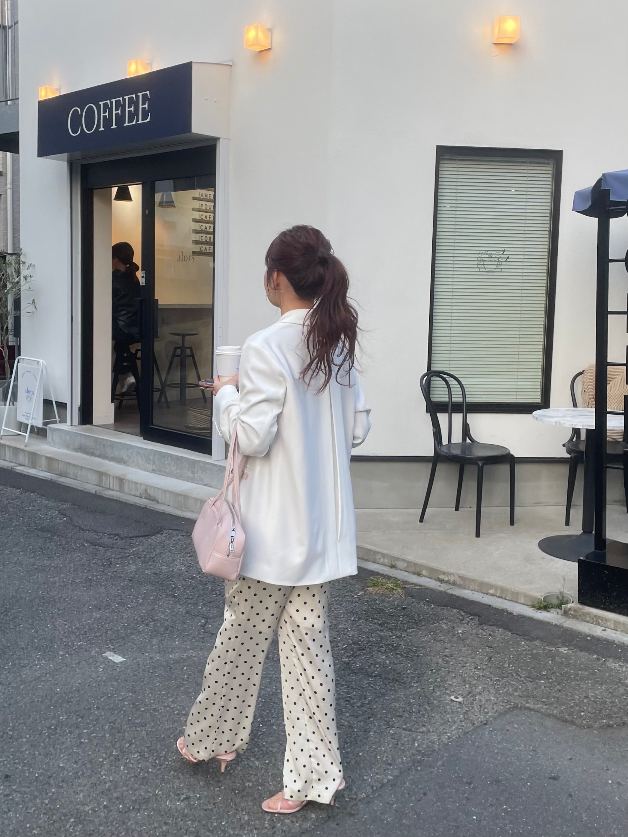〈Dot〉 front ribbon combinaison