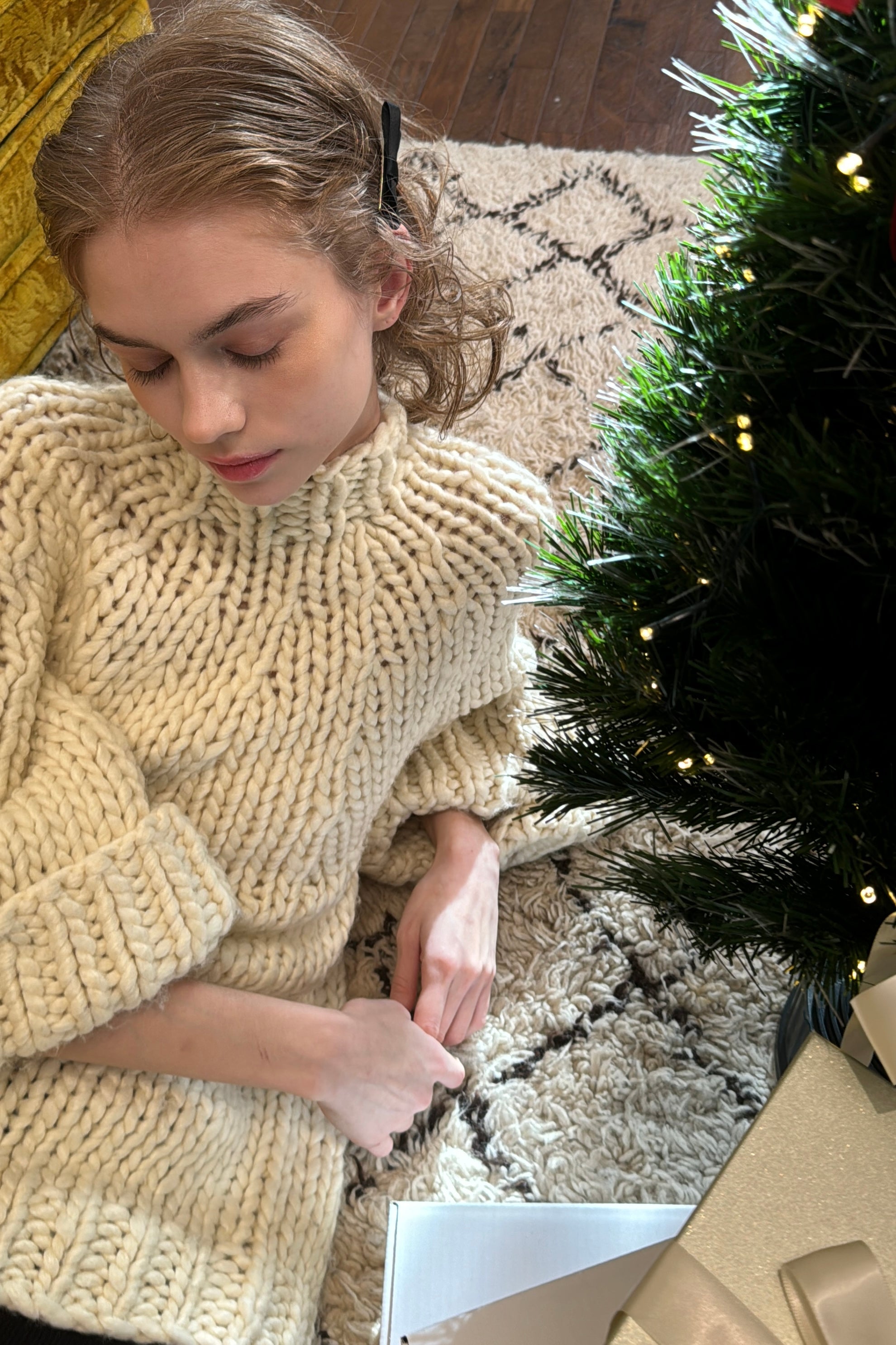 FLAIR ARTISAN KNIT ONE-PIECE