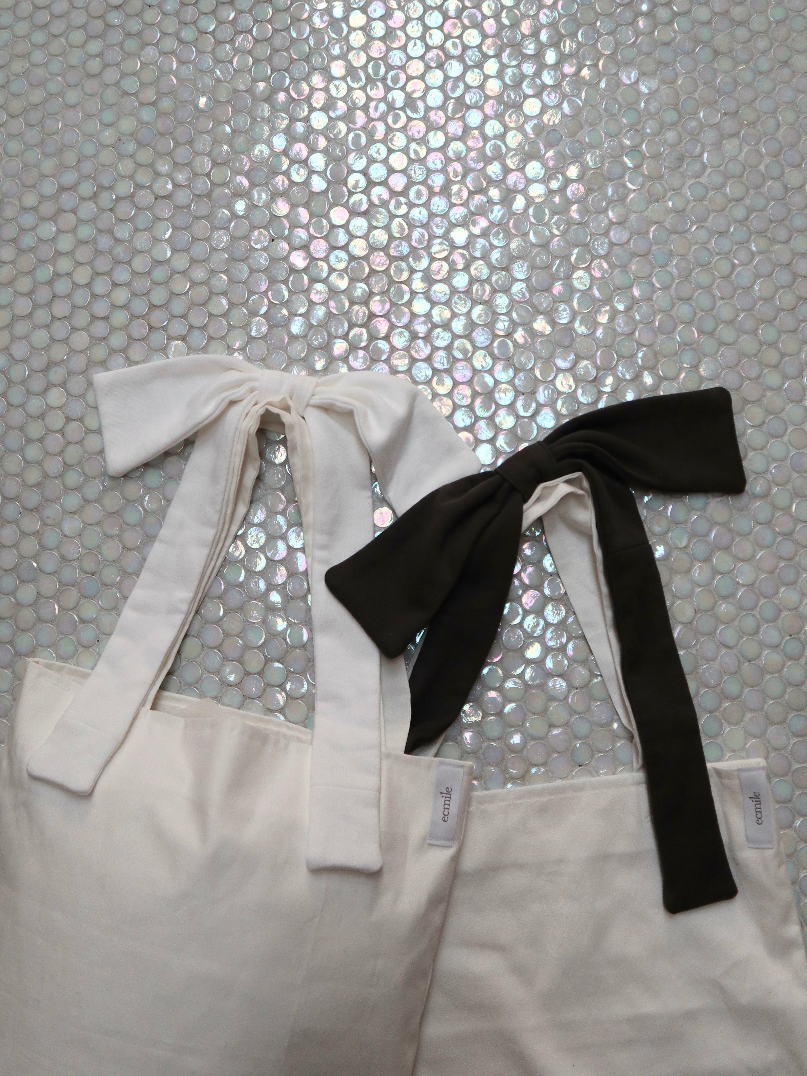 【Upcycle】carutena × ecmile. ribbon tote bag