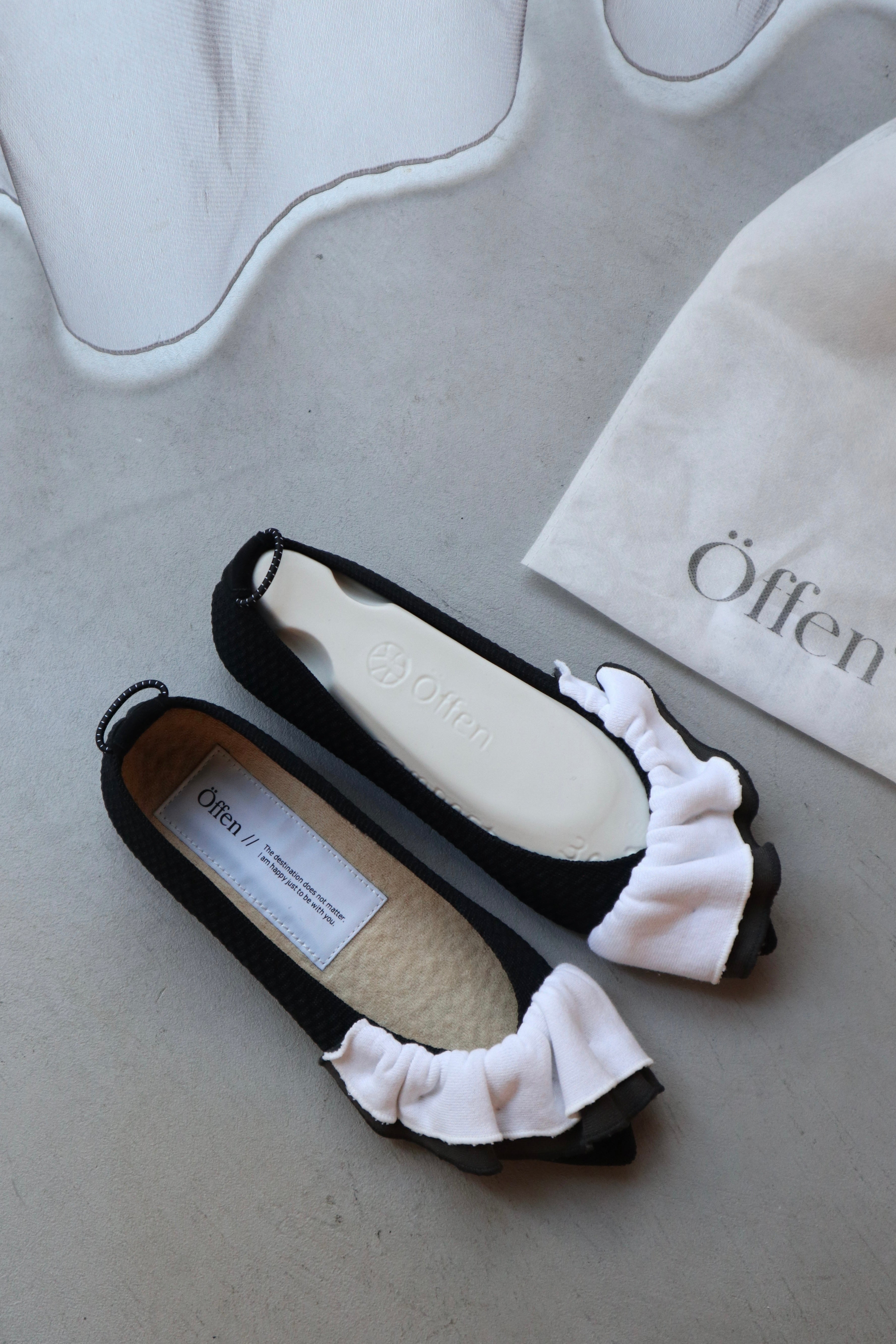 【ecmile. × Öffen】upcycle frill-pointed