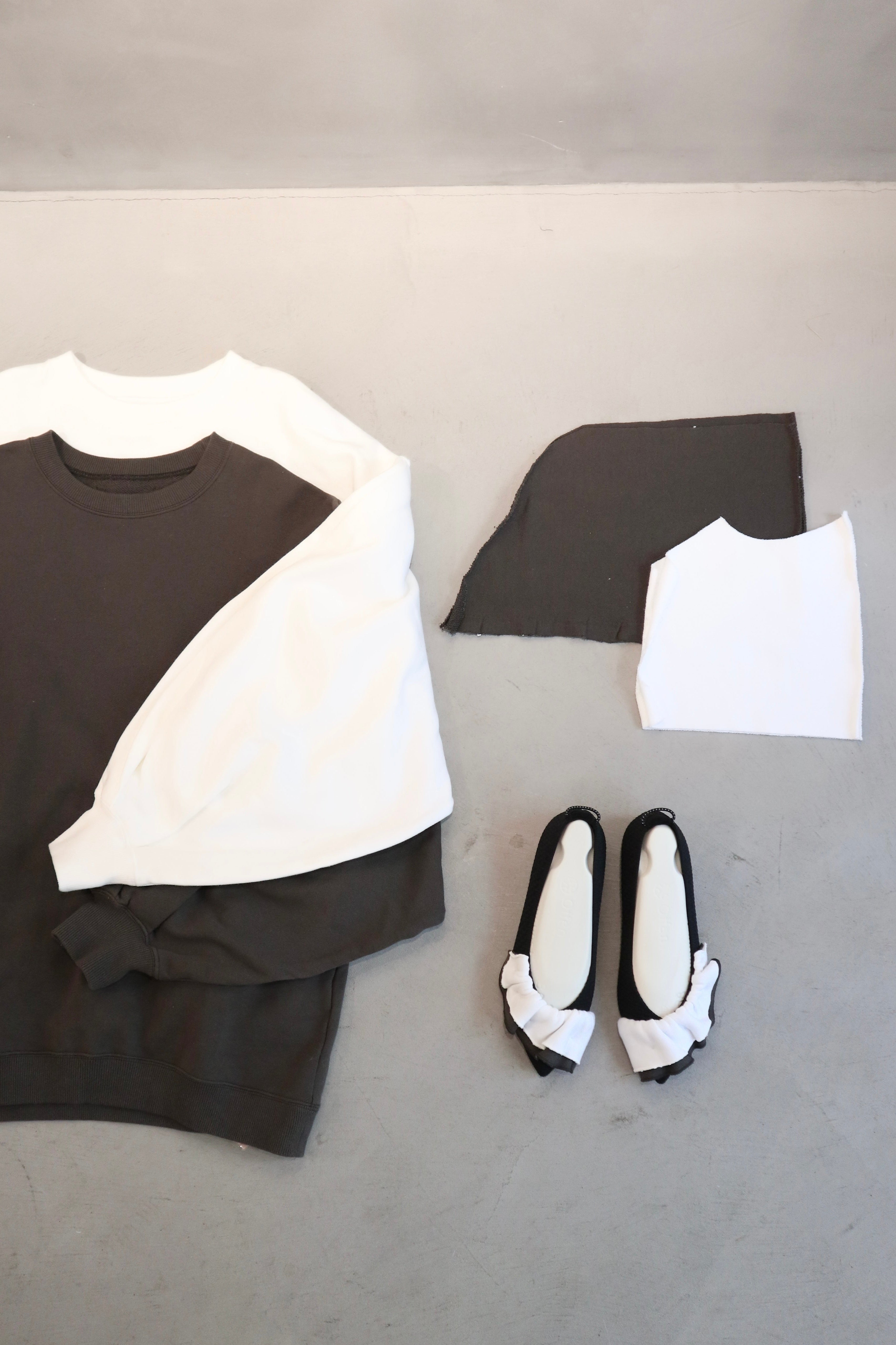 【ecmile. × Öffen】upcycle frill-pointed