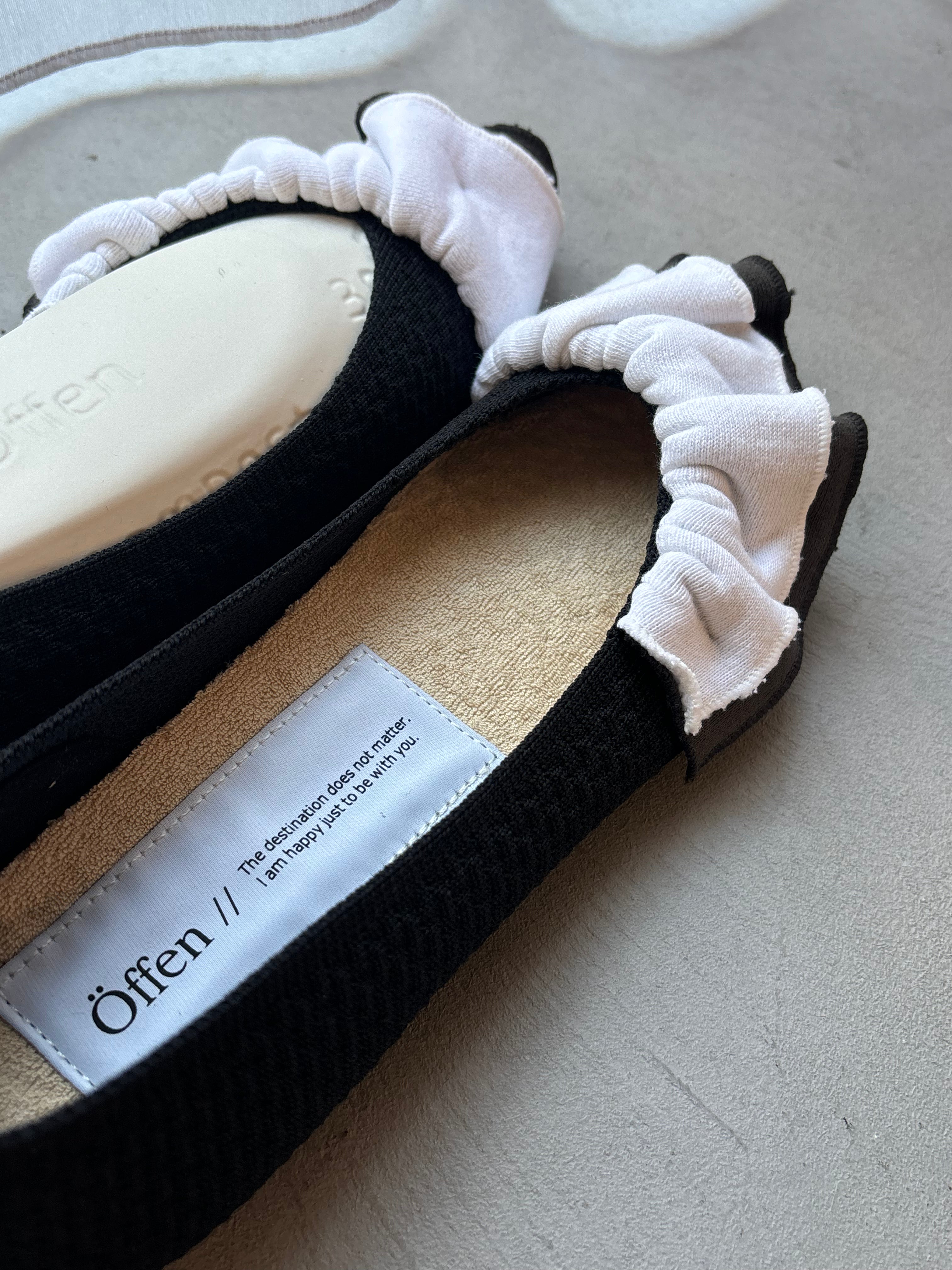 【ecmile. × Öffen】upcycle frill-pointed