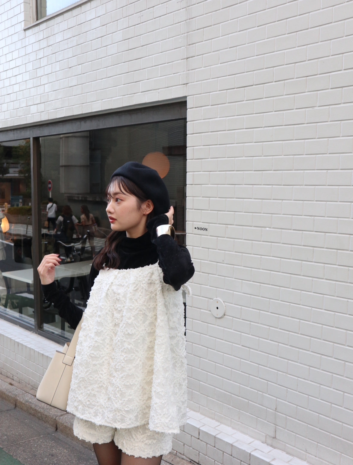 【BOTTOMSのみ】jacquard short pants