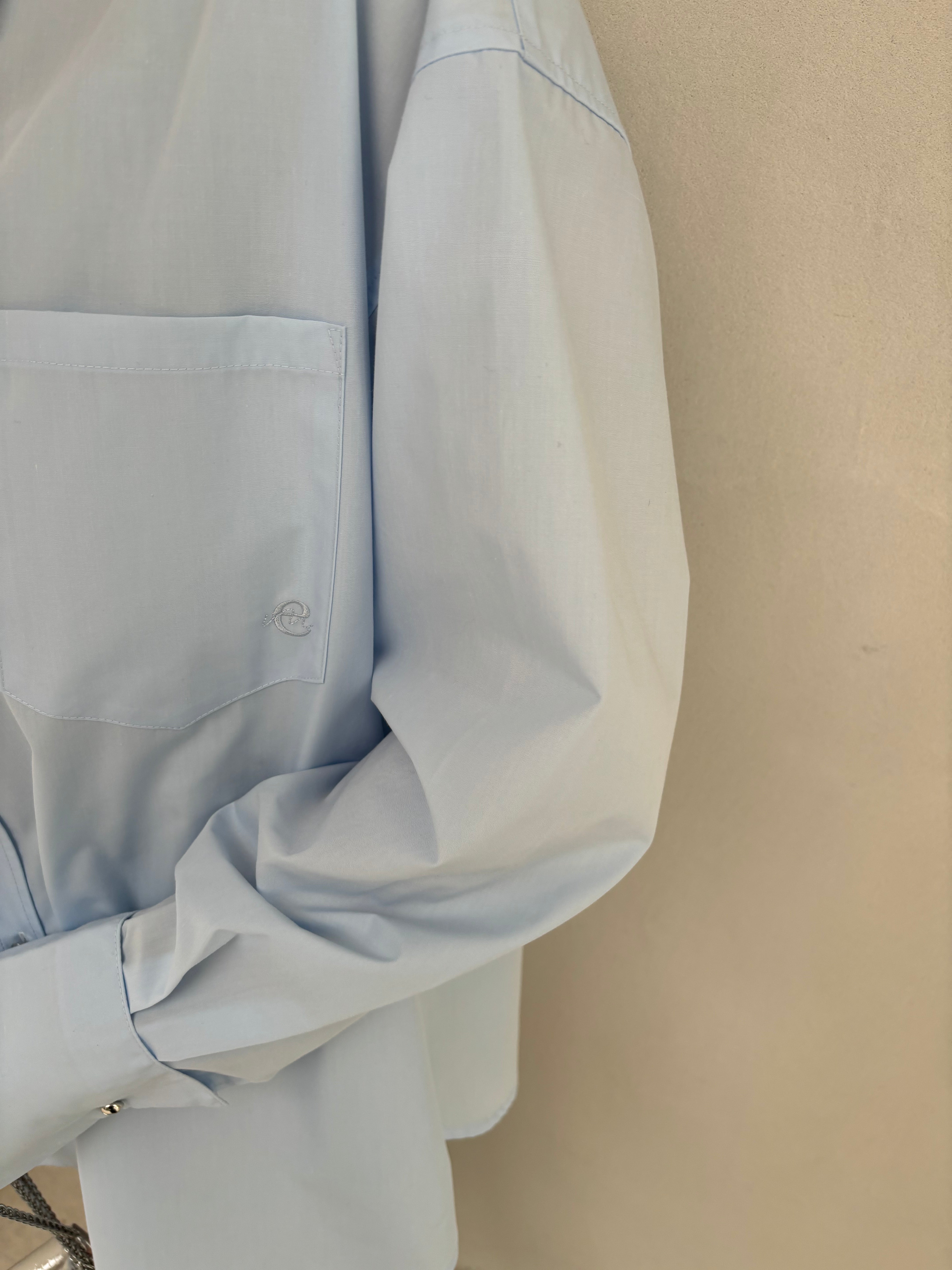 ecmile. clear button shirt