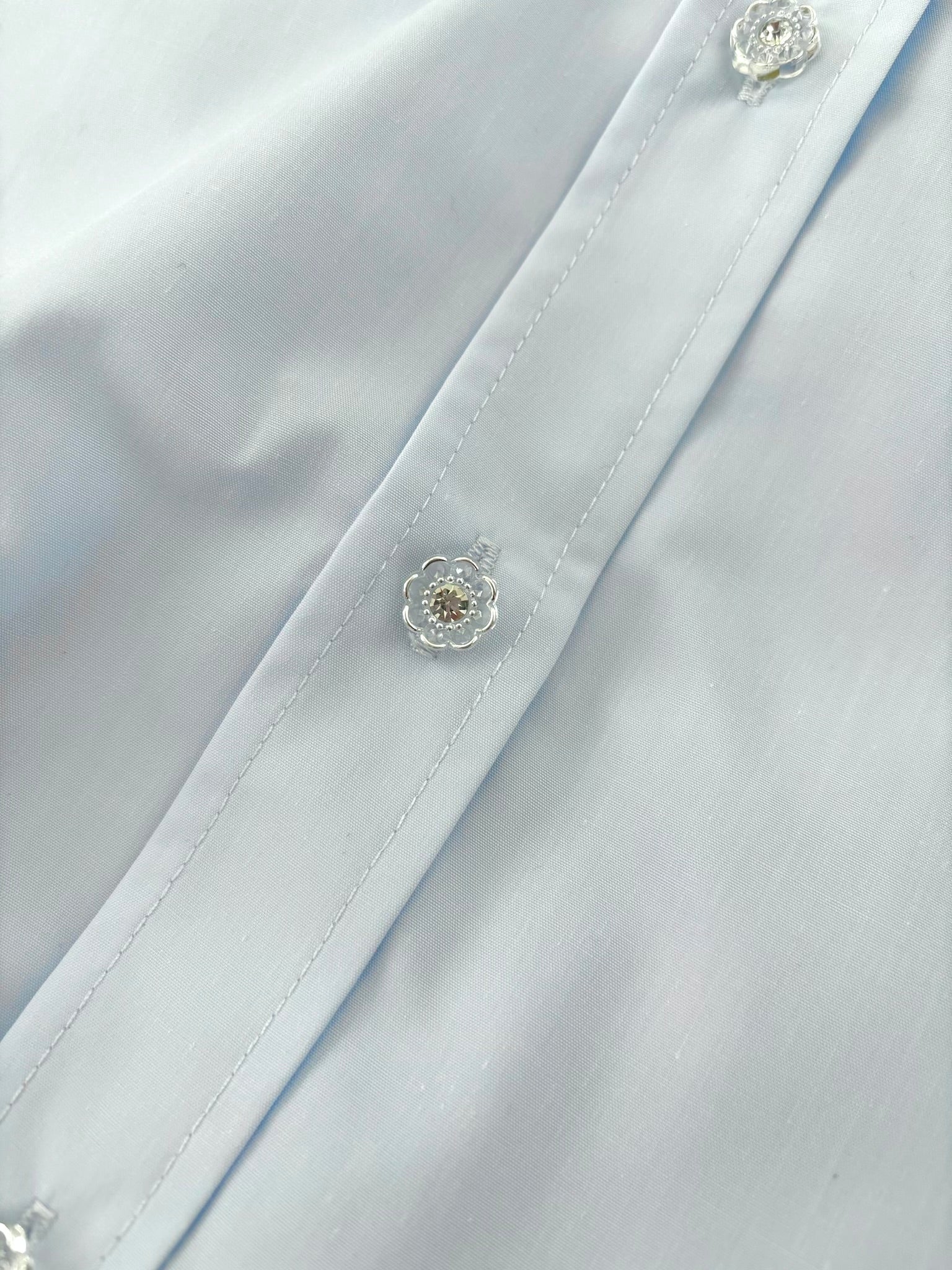 ecmile. clear button shirt