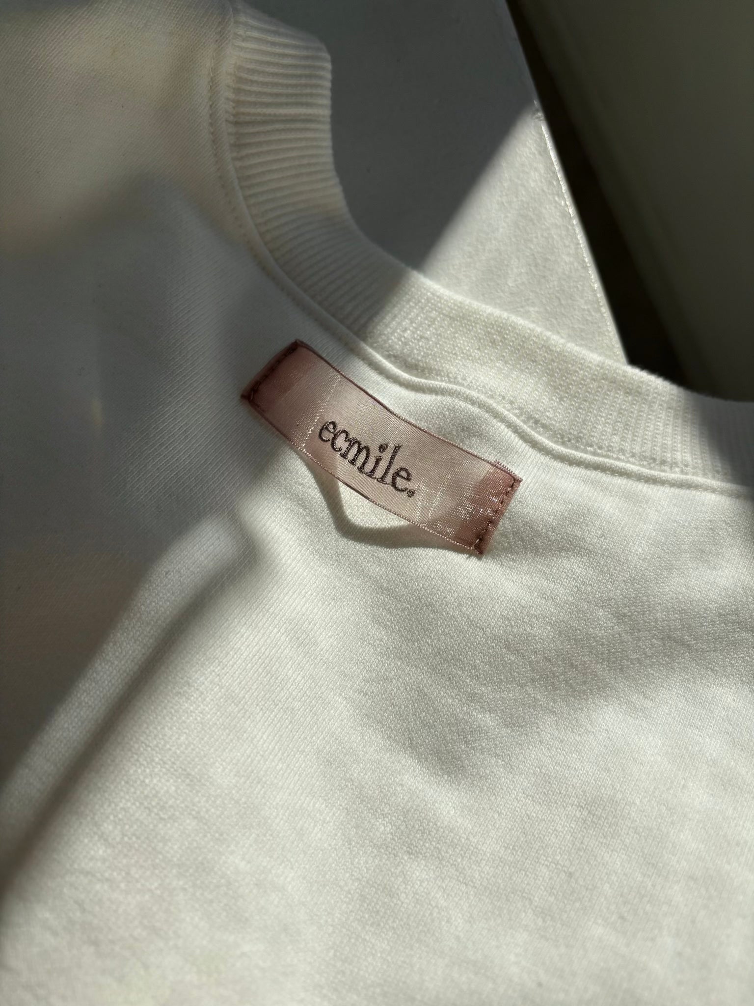 【Made in Japan】Organdy tag ballon sweat