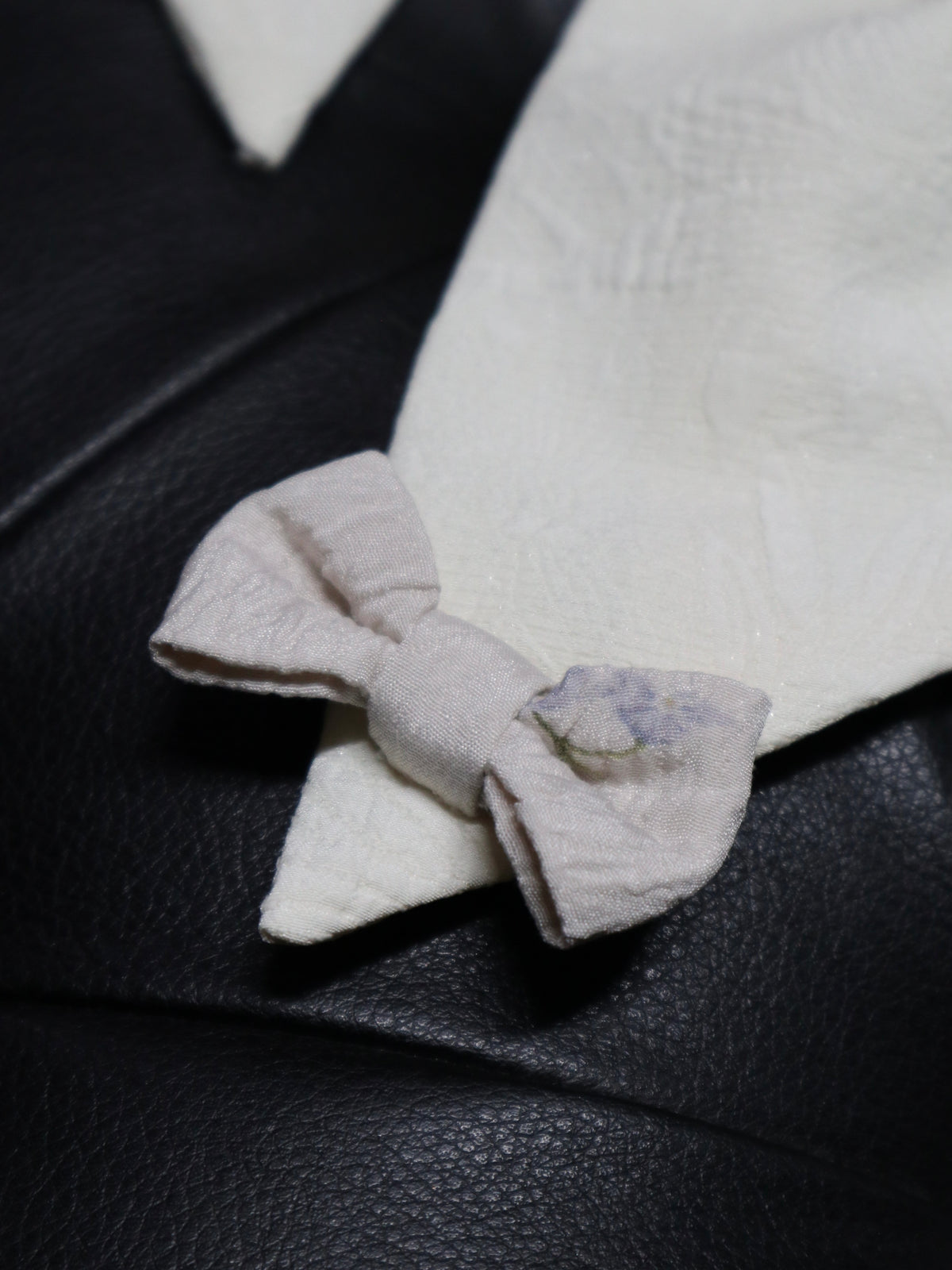 UPCYCLE RIBBON BARRETTE | IVORY