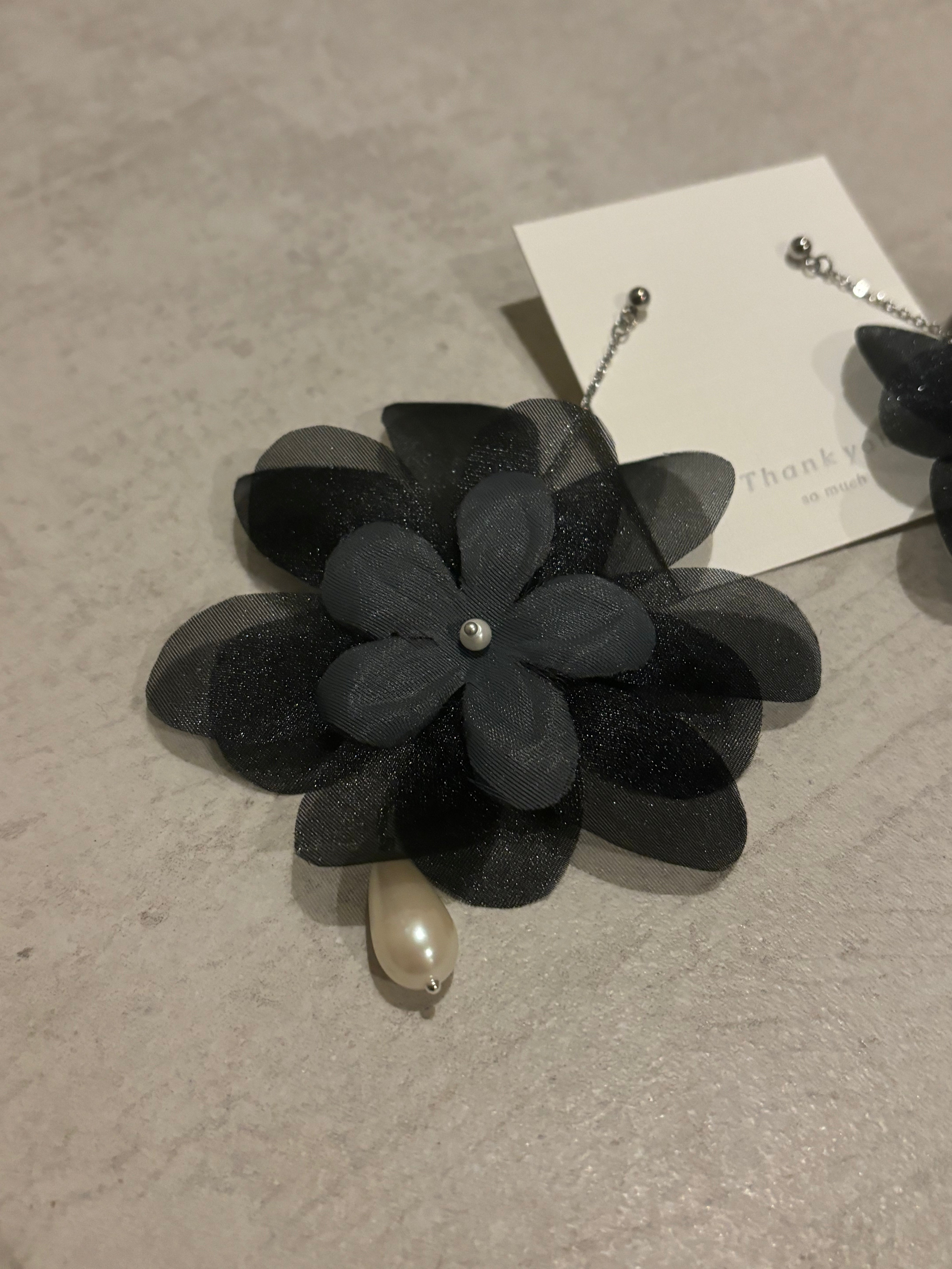 【Upcycle】oroginal flower pierce