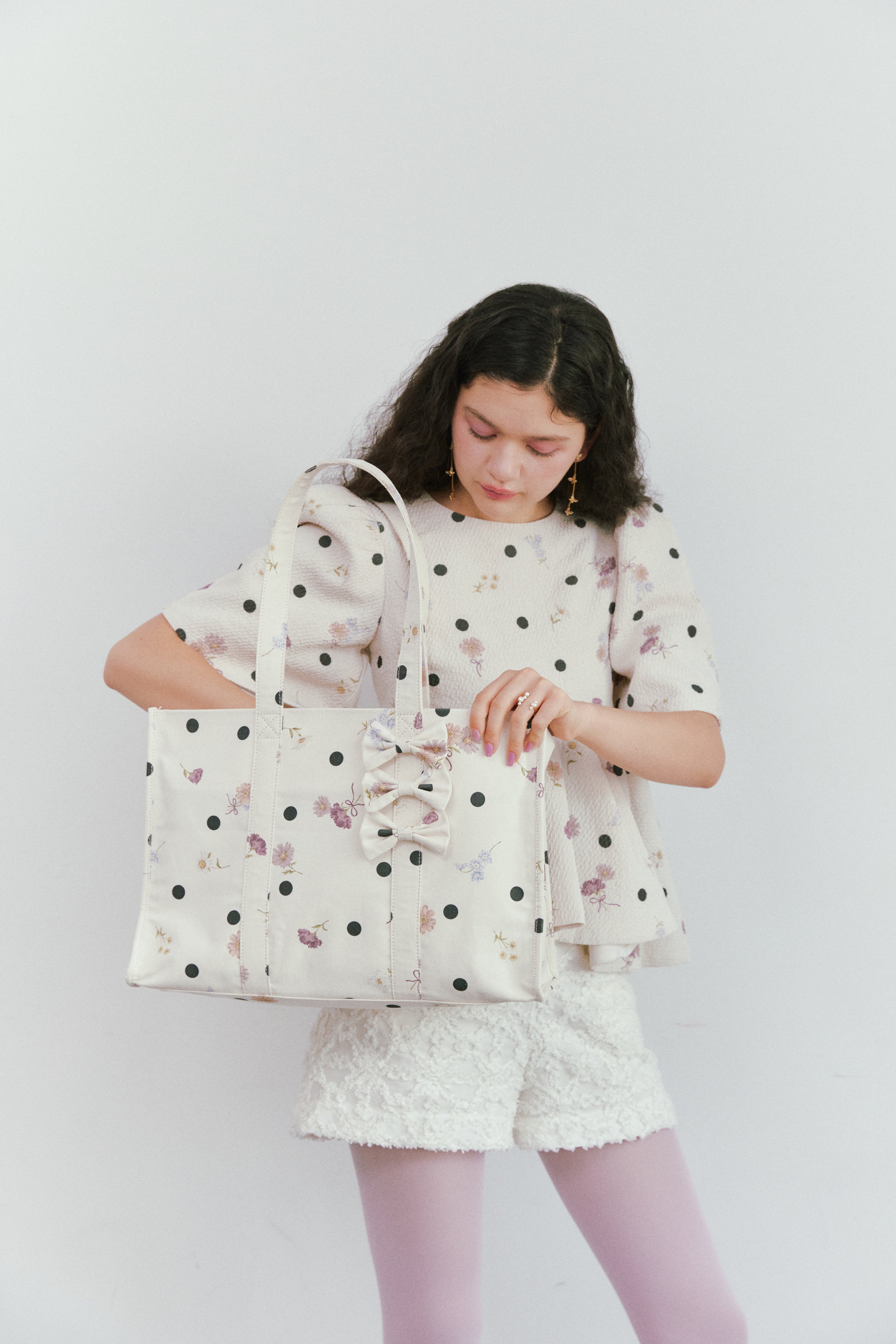 5/13-5/15限定SET】BOUQUET DOT TOP＆ BOUQUET DOT BAG