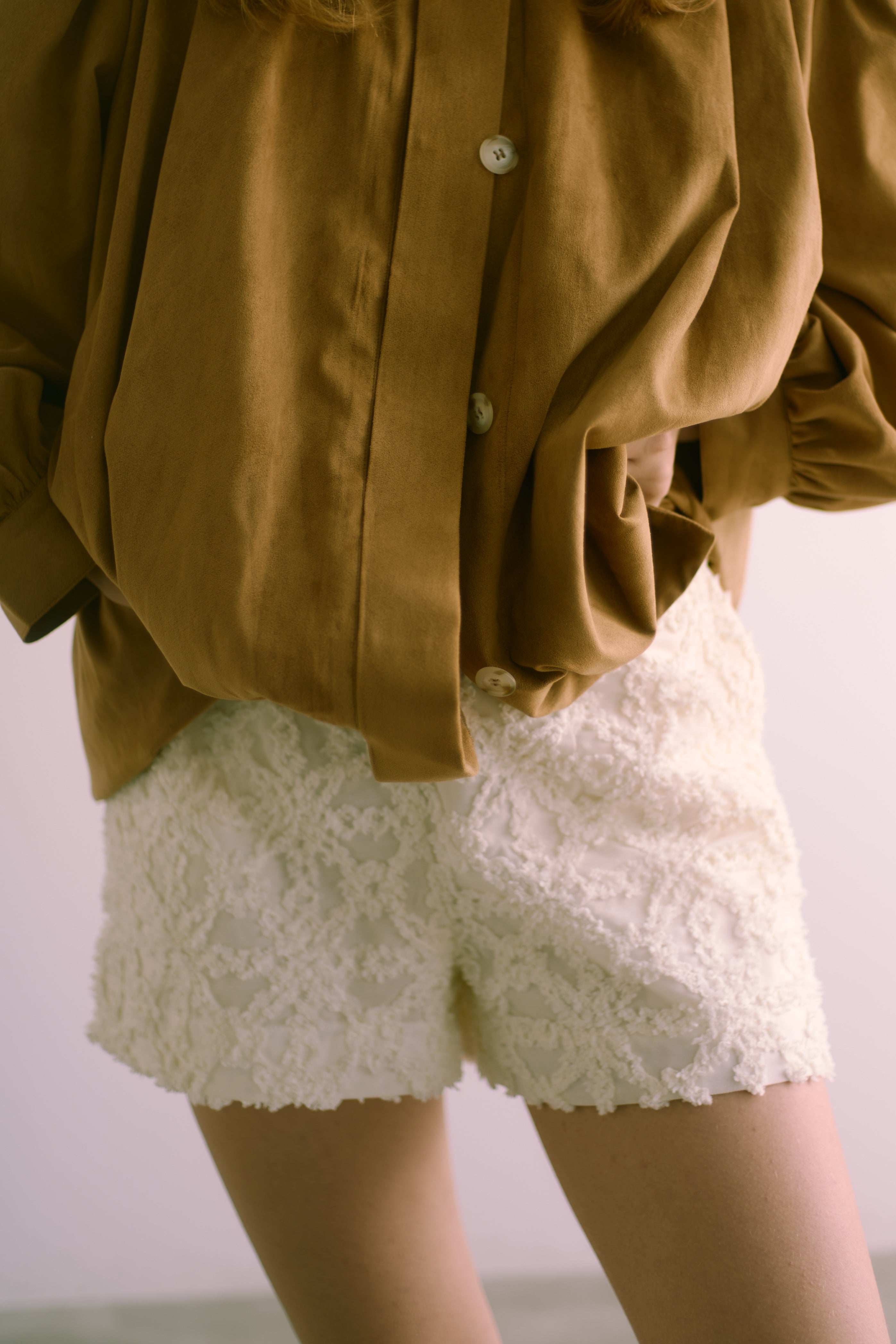 【BOTTOMSのみ】jacquard short pants