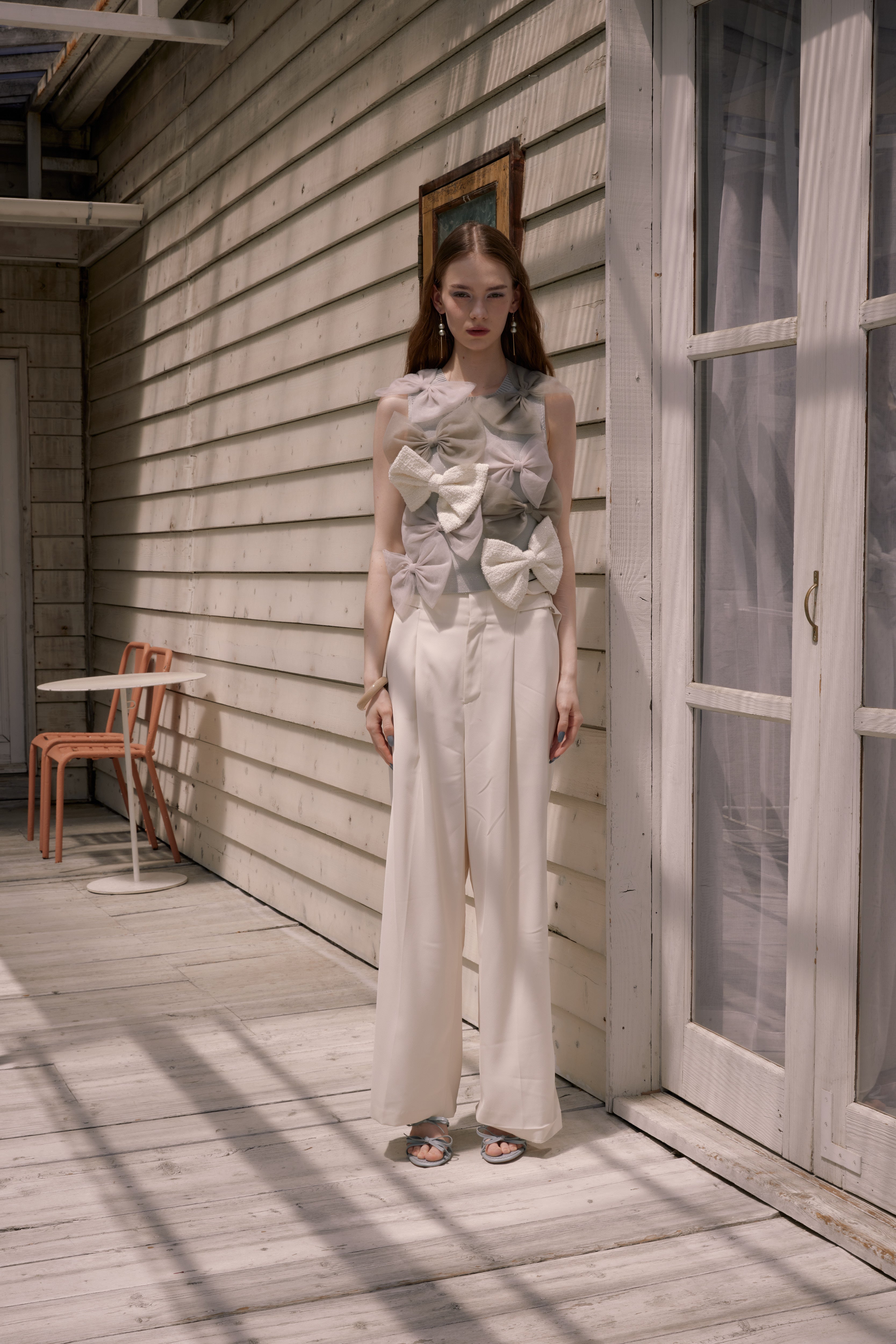 【NEW COLOR】RIBBON RIBBON TOP