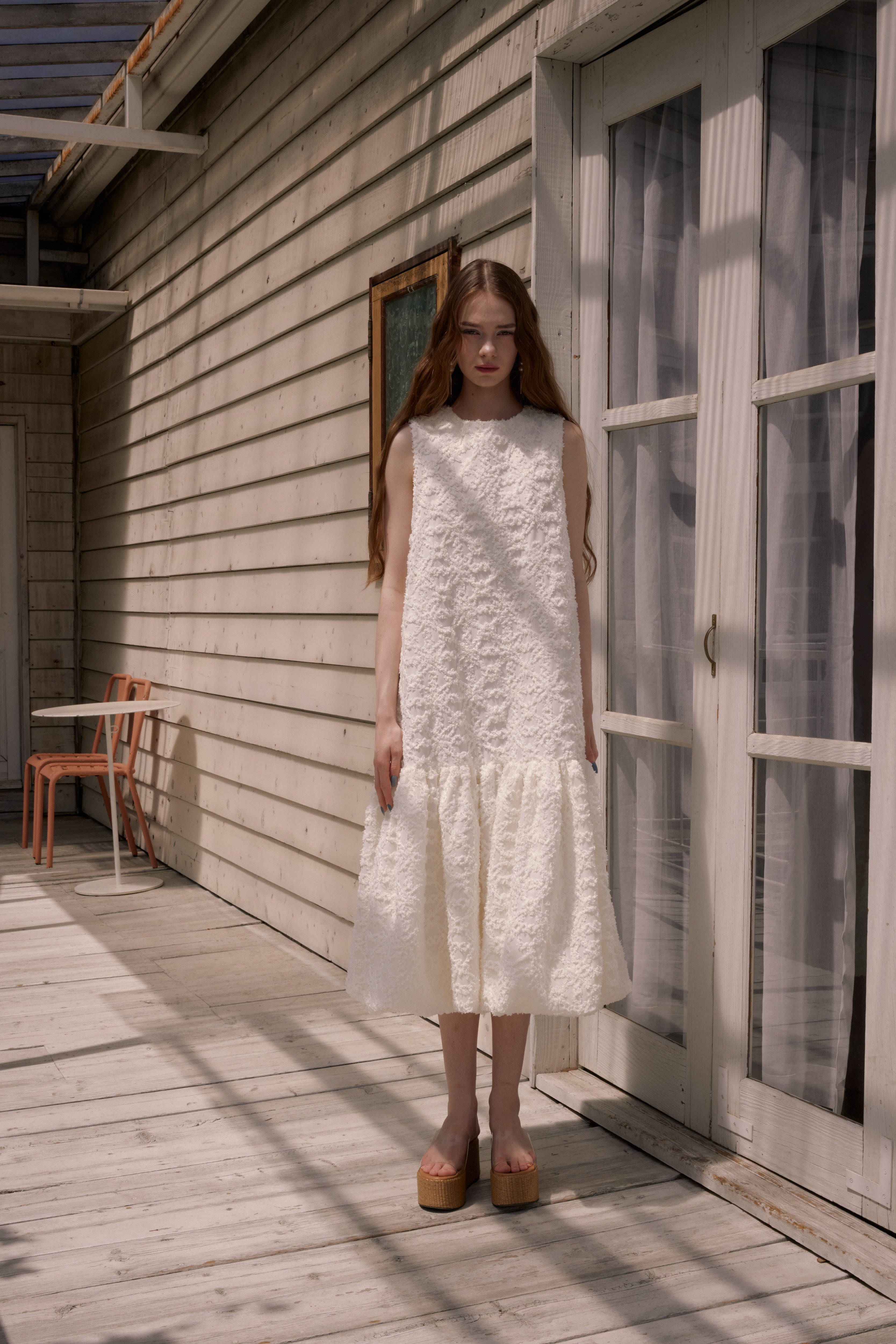 TEXTURED RIBBON ONEPIECE